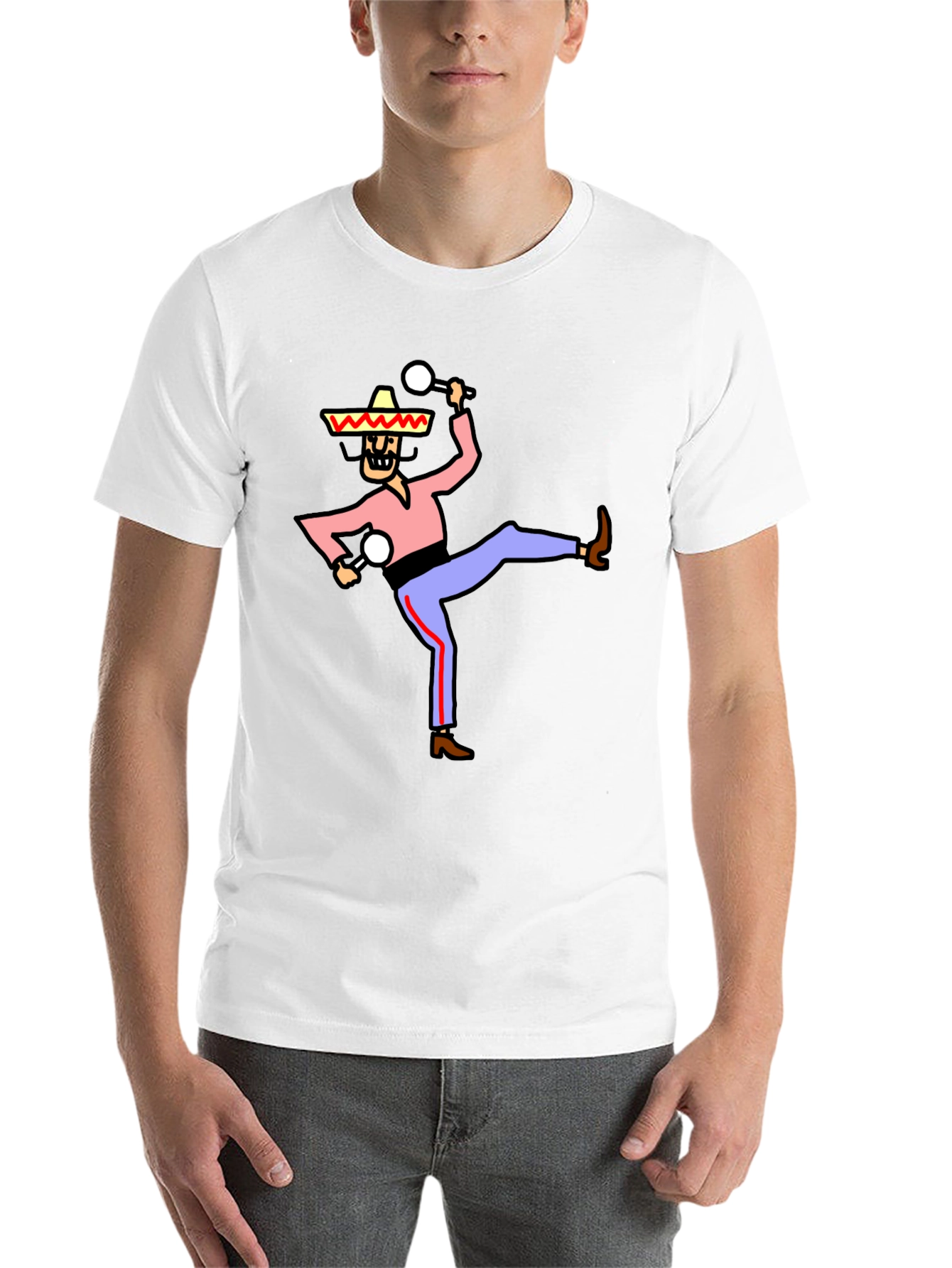 Black Dancing Mariachi Graphic T-Shirt view 14