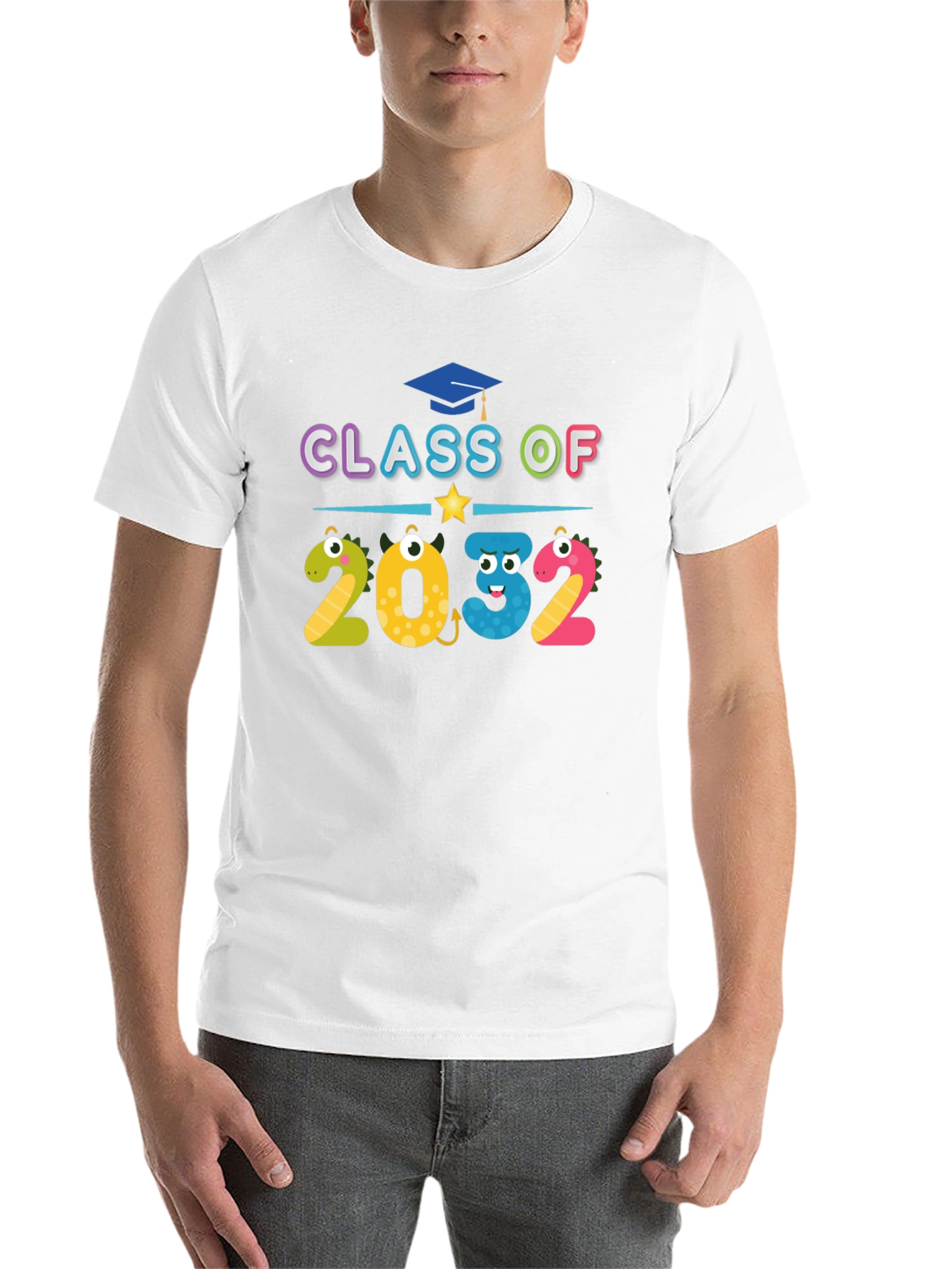 Black Class of 2032 T-Shirt view 14