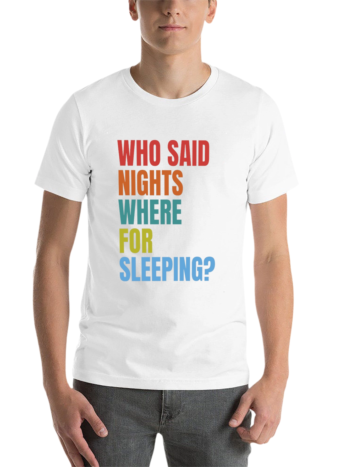 Black Night Owl Tee: Who Said Nights Were for Sleeping? view 14