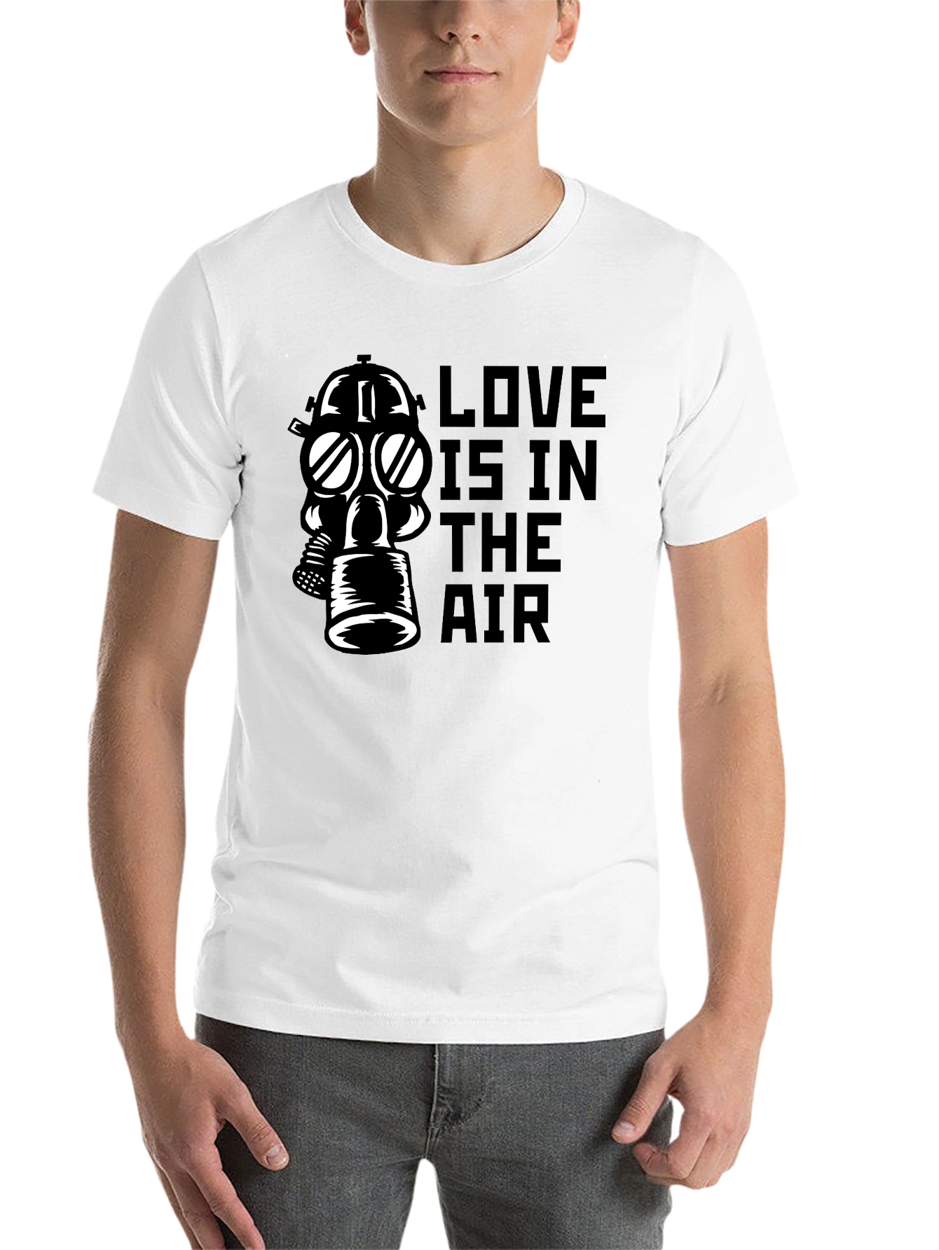 Black Love In The Air Graphic T-Shirt view 14