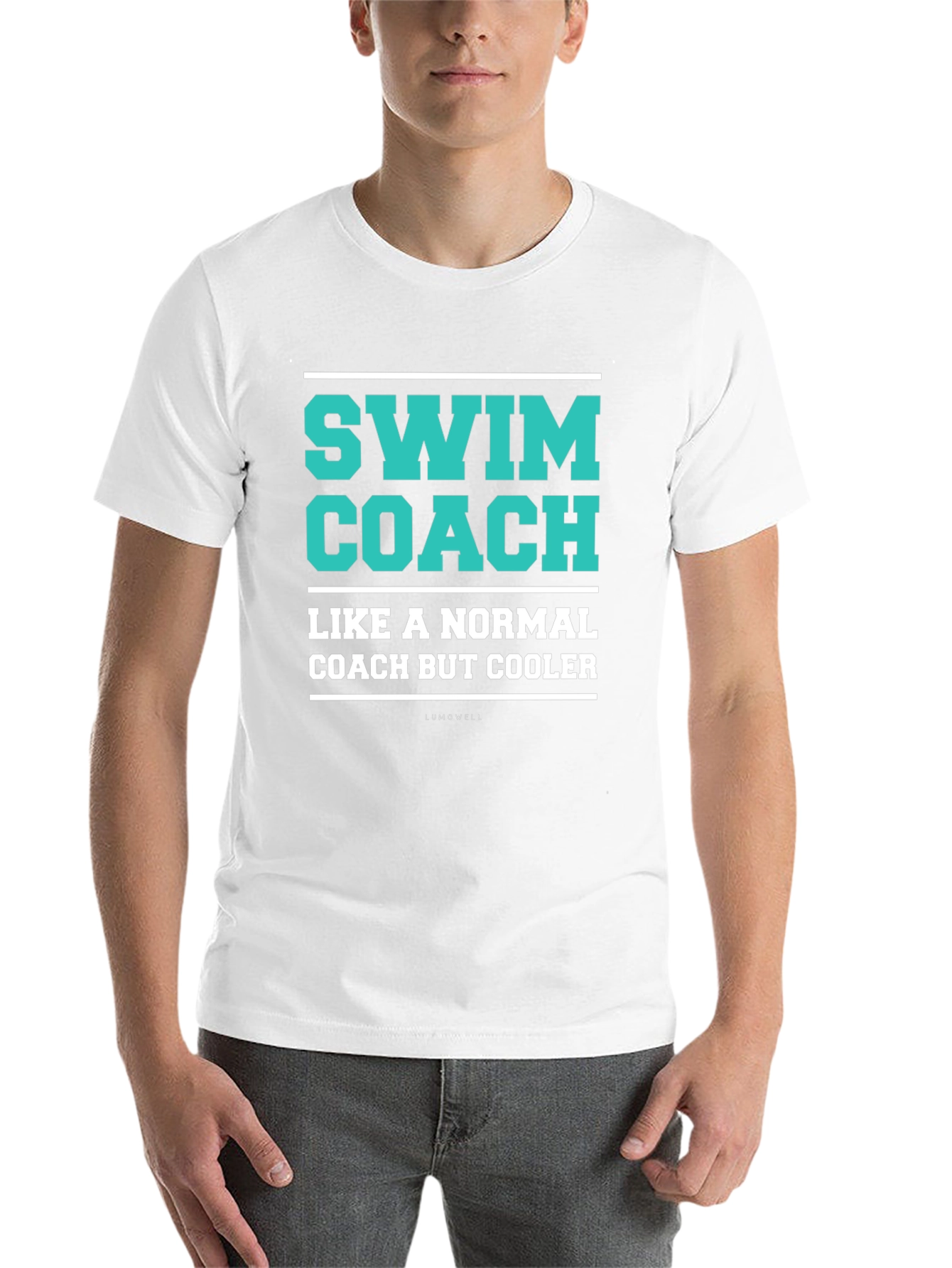 Black Swim Coach Graphic Tee - Cool & Comfortable view 14