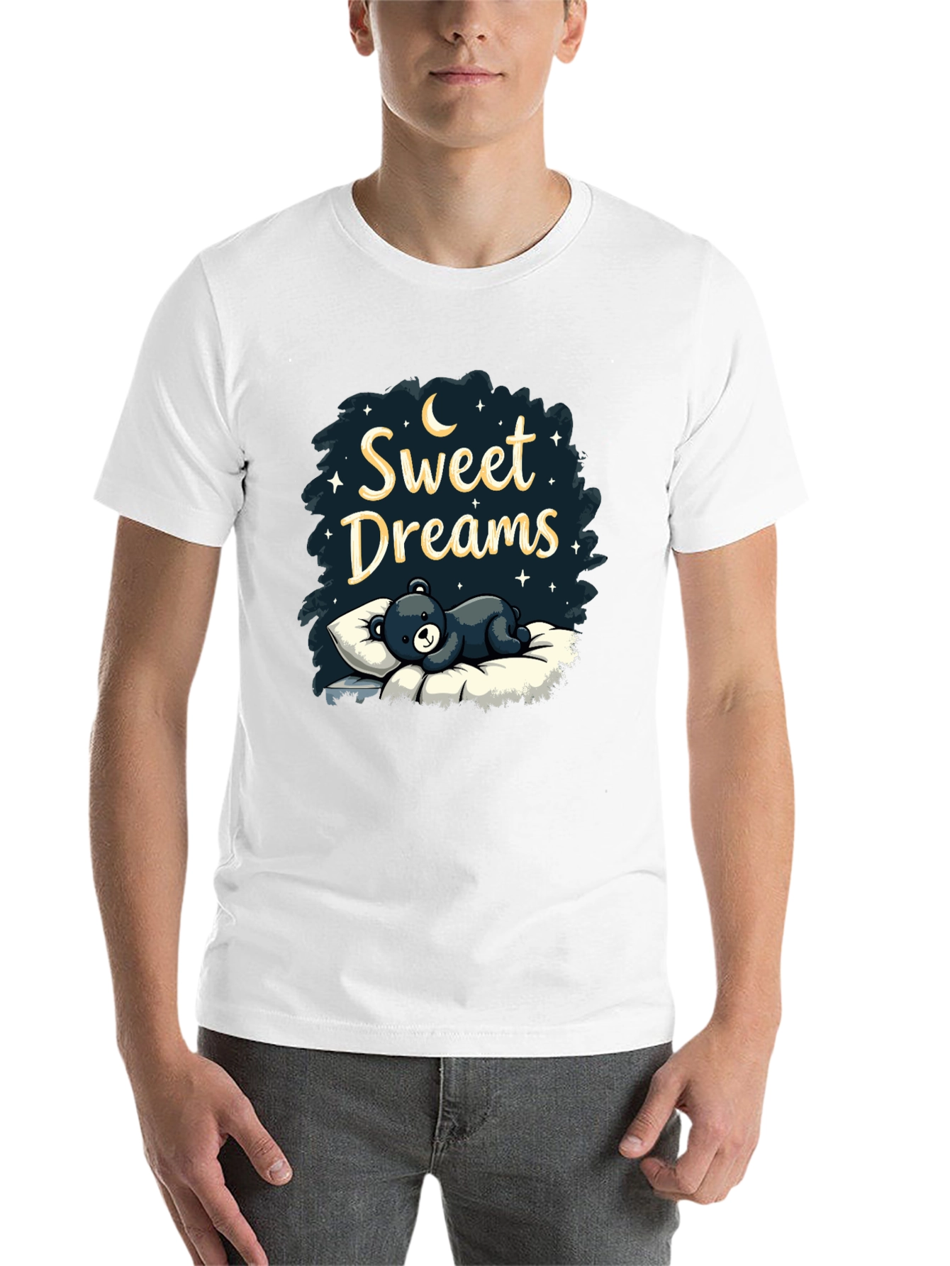 Black Sweet Dreams Bear T-Shirt view 14
