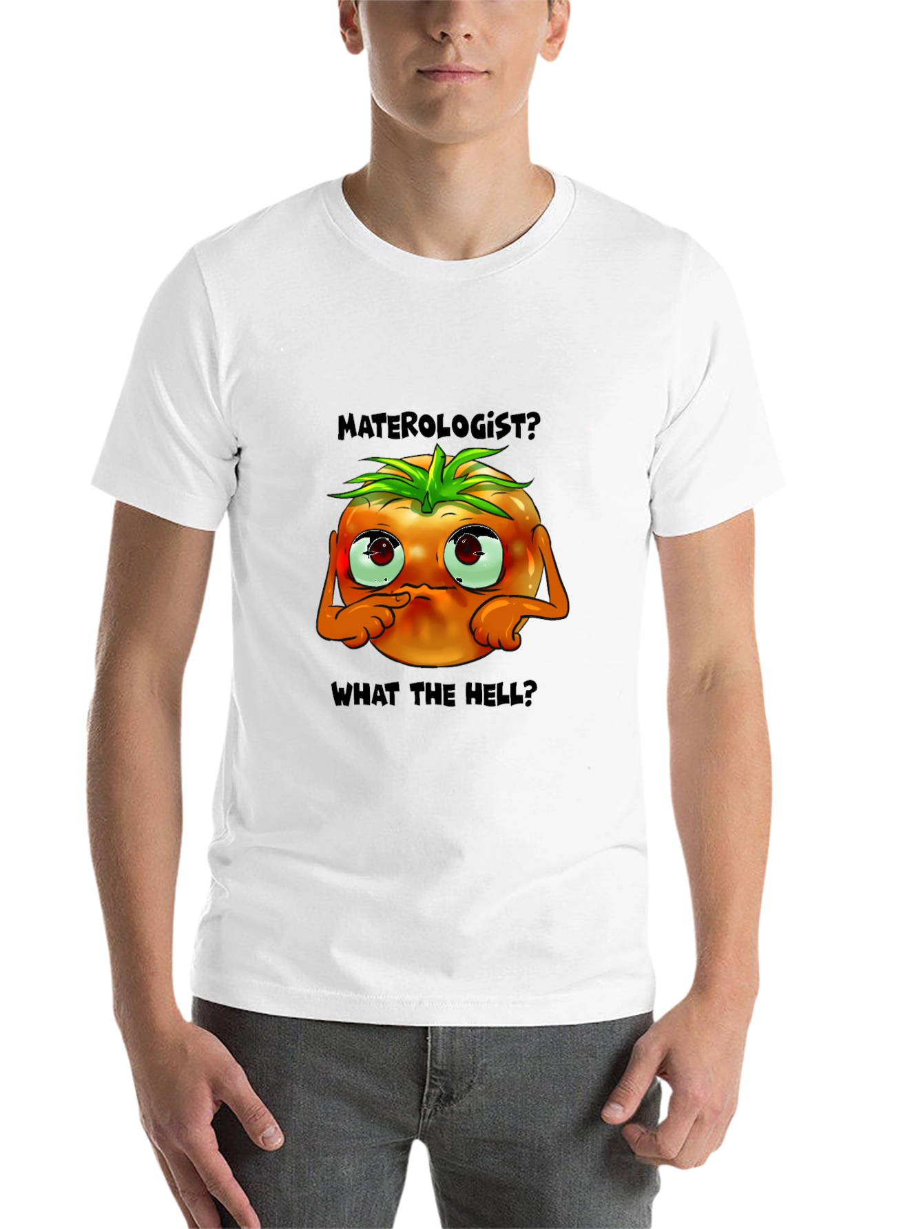 Black Materologist? Tomato Graphic T-Shirt view 14