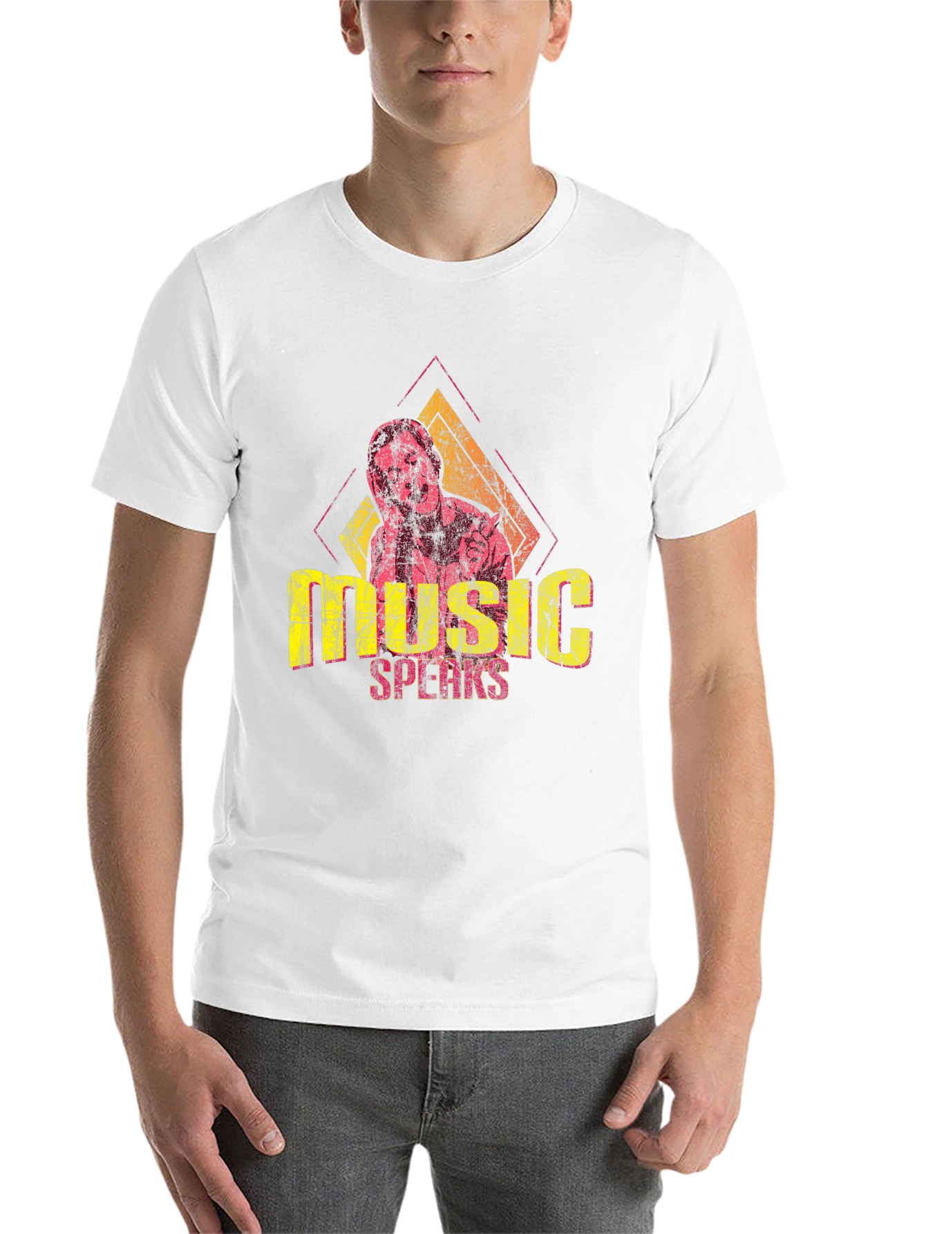 Black Music Speaks Graphic T-Shirt view 14