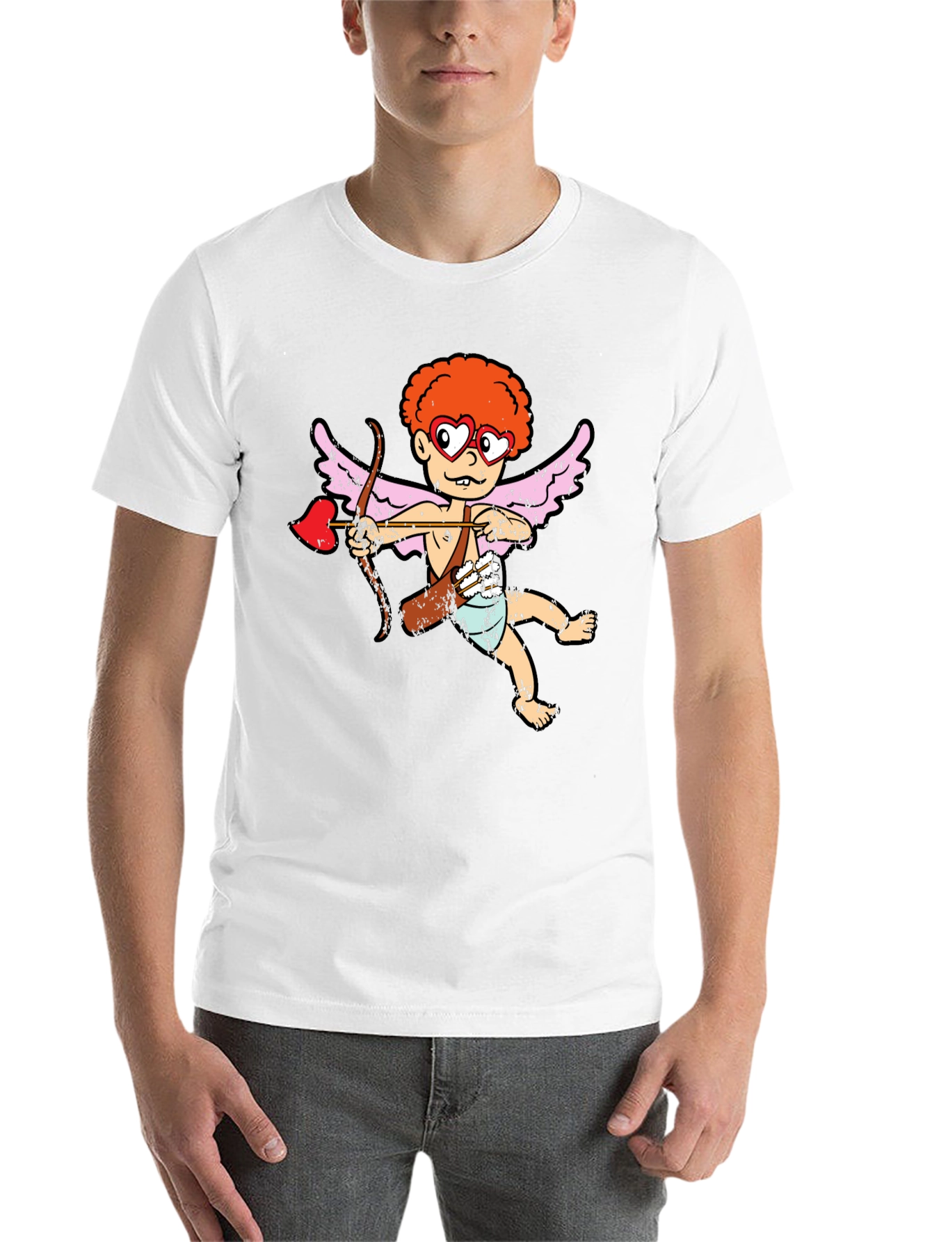 Black Cupid Graphic Tee - Love & Laughter view 14