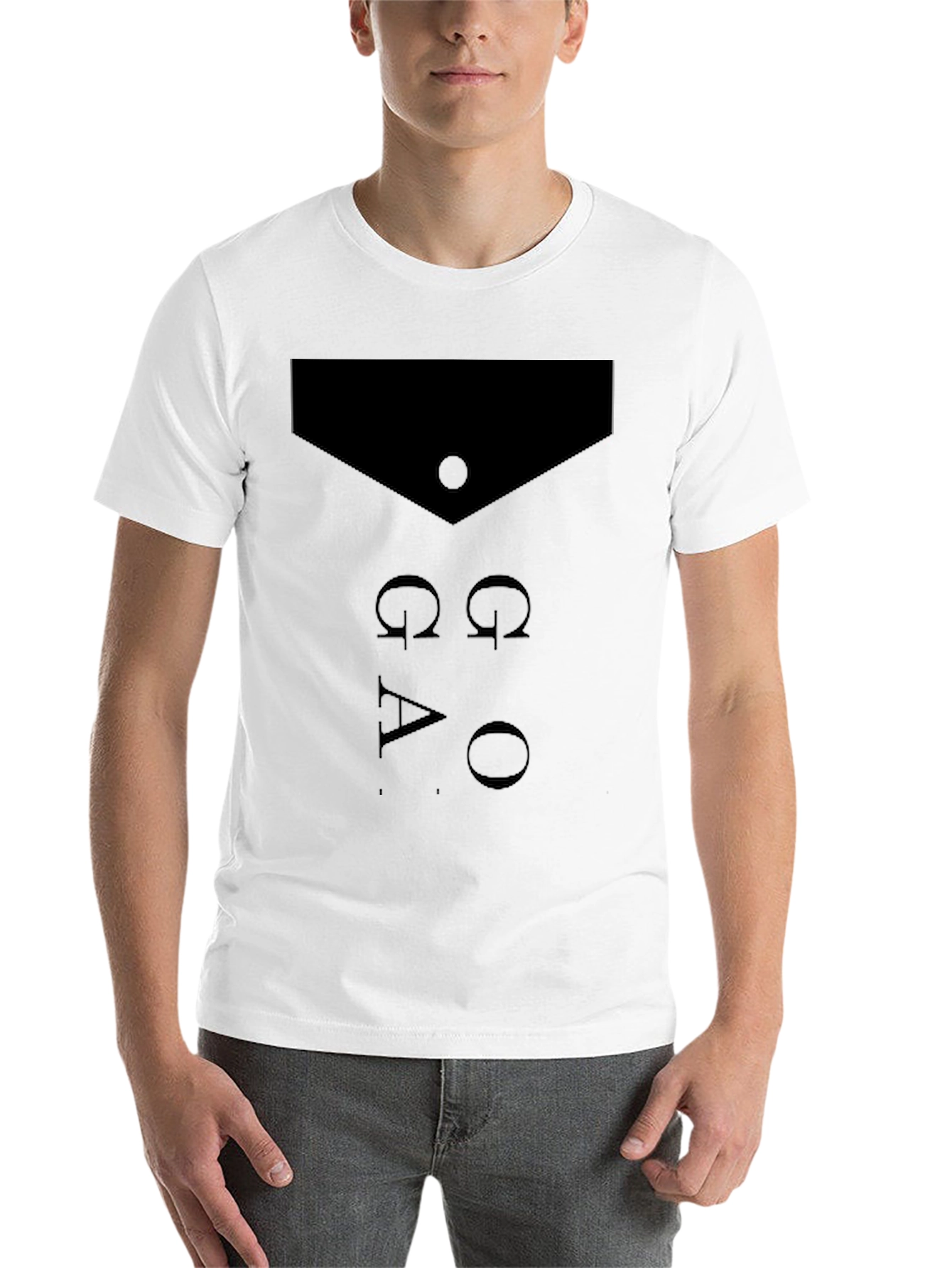 Black Omega Alpha Omega T-Shirt - Men's Black Graphic Tee view 14