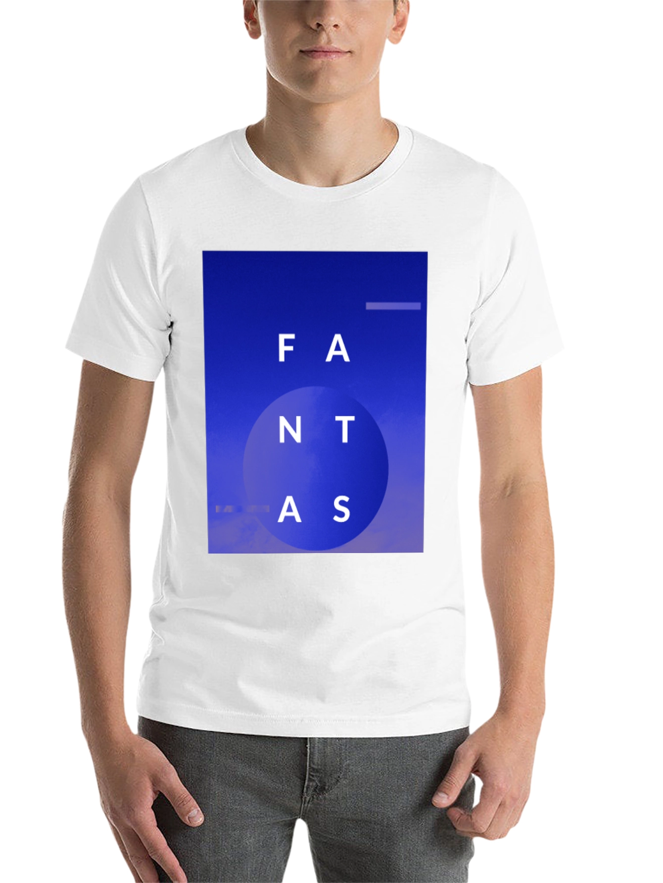 Black Fantastic Blue Graphic Tee view 14
