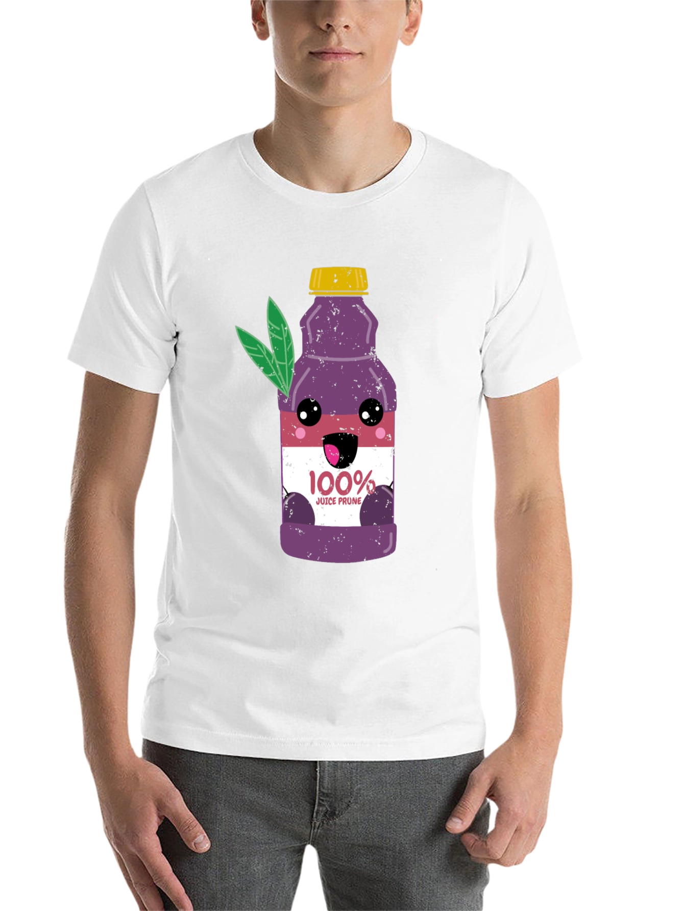 Black Prune Juice Graphic Tee - Funny Cartoon Shirt view 14