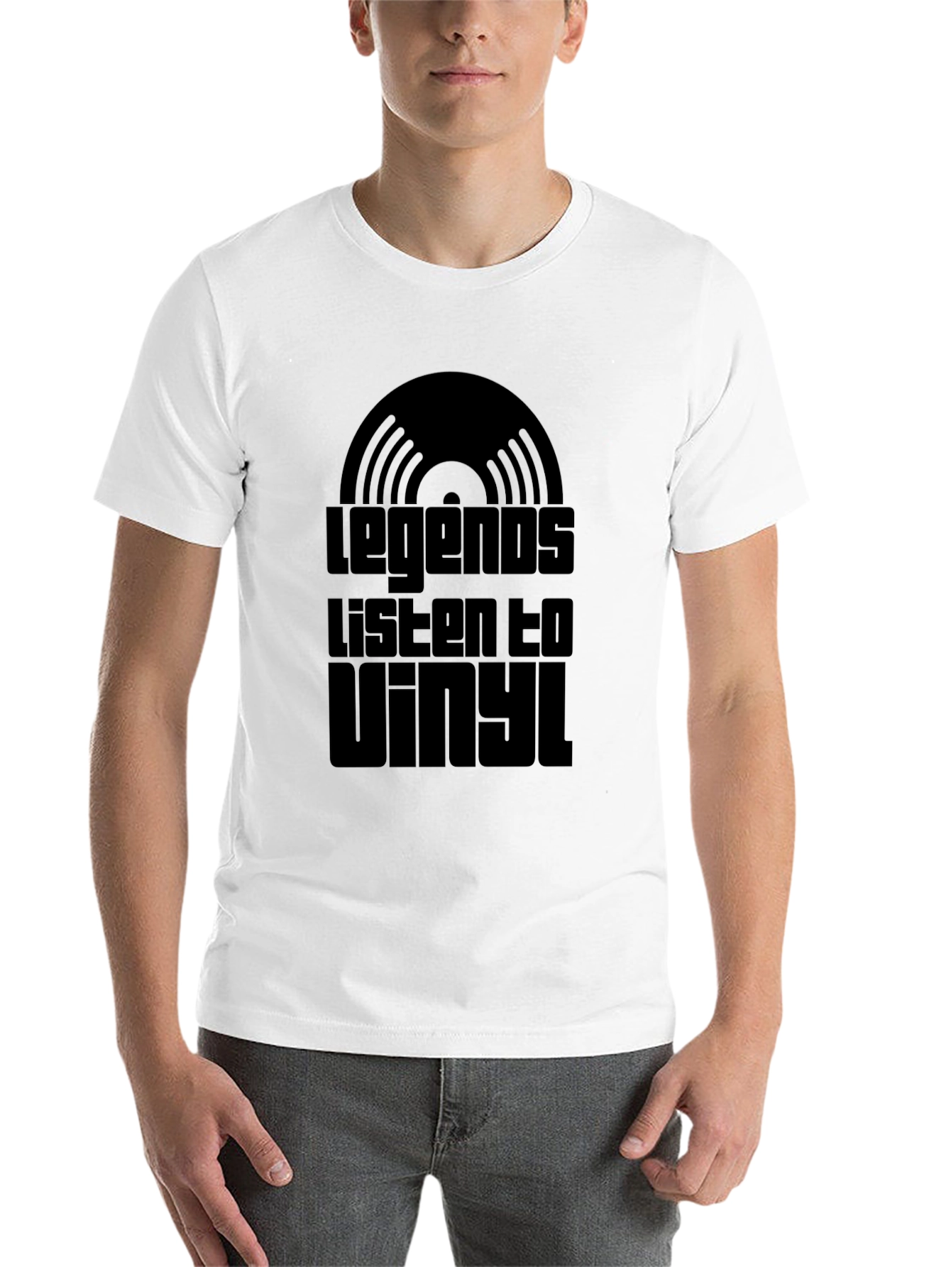 Black Legends Listen to Vinyl T-Shirt view 14