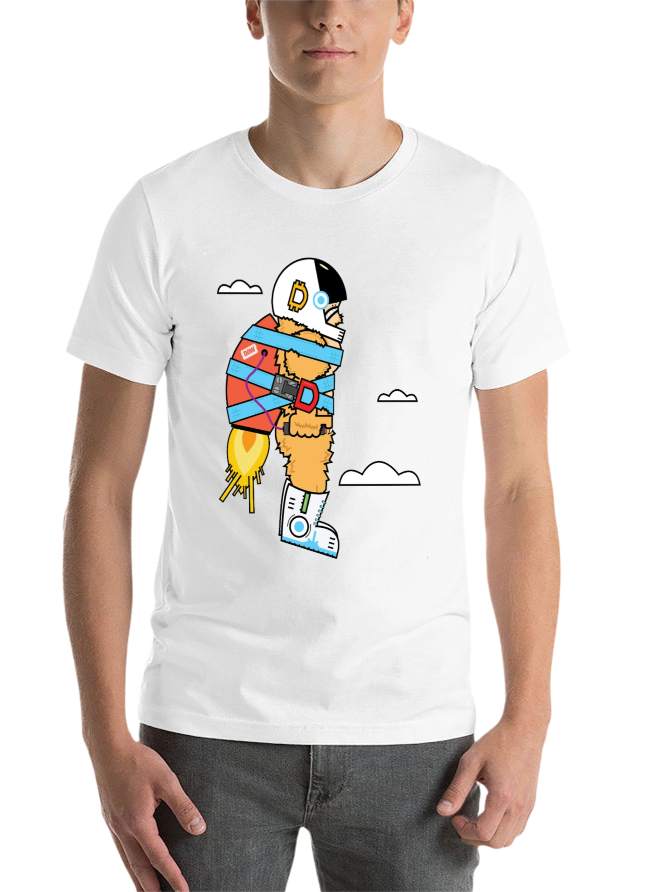 Black Astronaut Ape T-Shirt - Unique Graphic Tee view 14