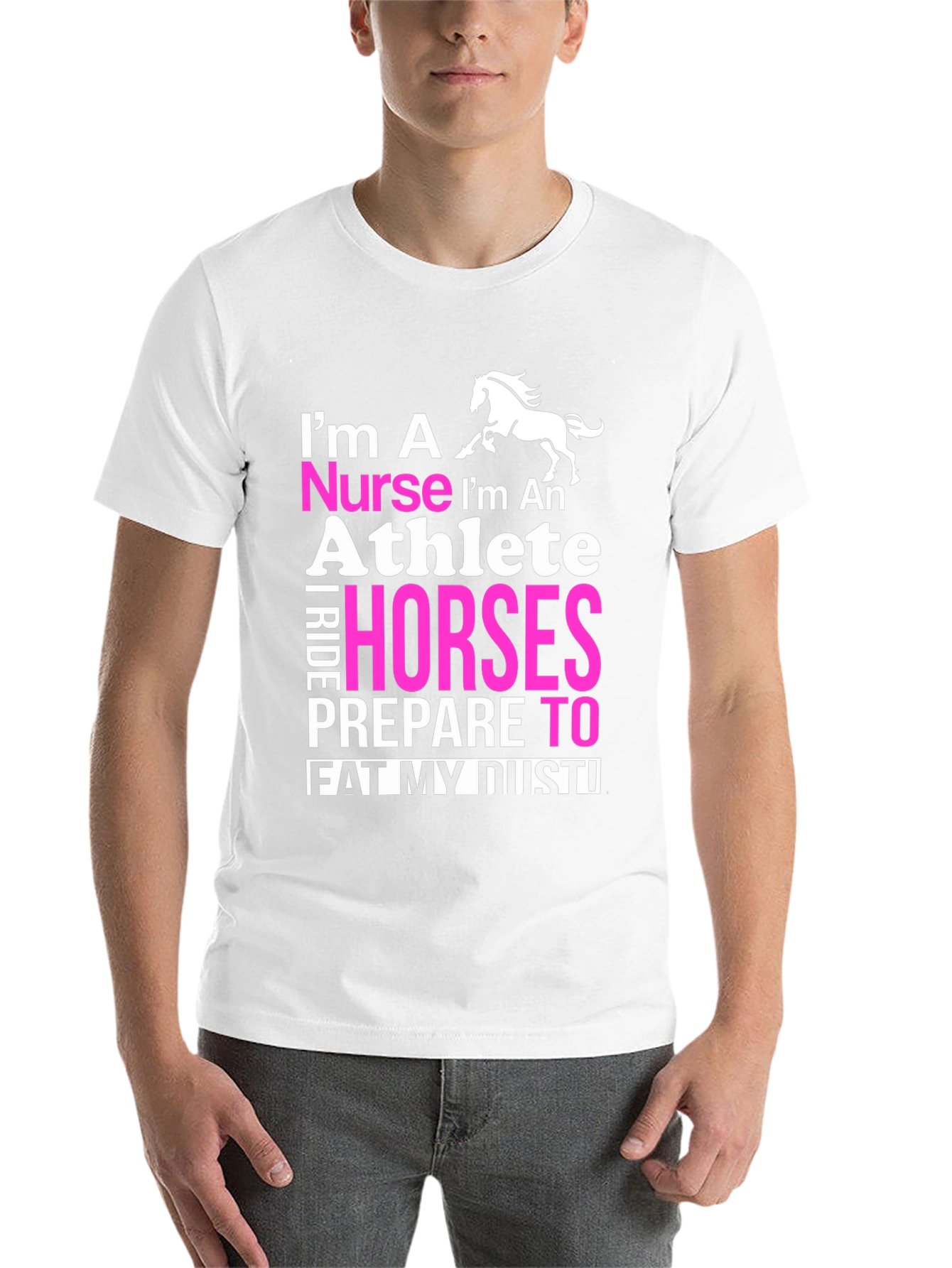 Nurse Athlete Horse Rider T-Shirt - 14