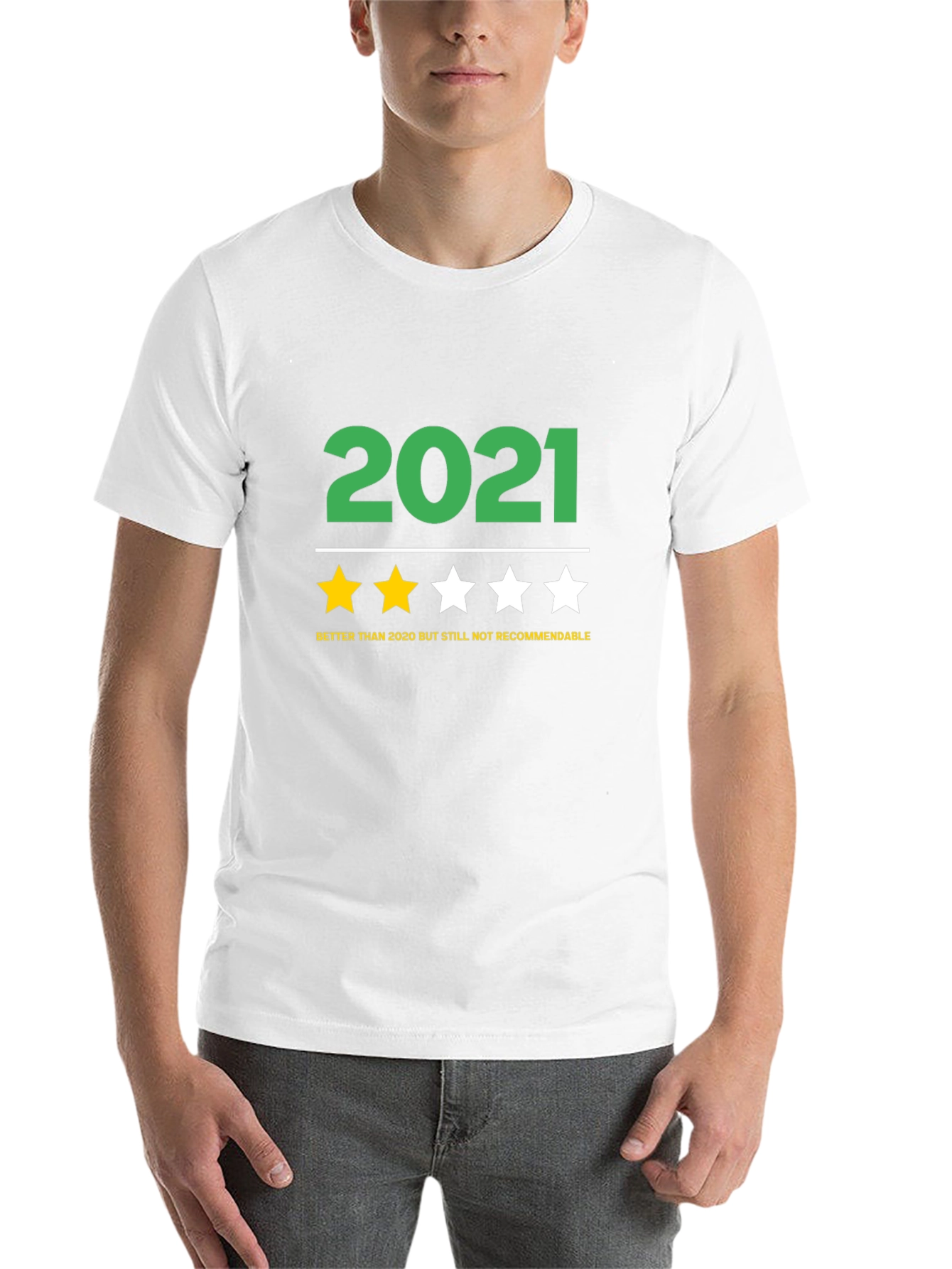 Black 2021 Funny Review T-Shirt - Better Than 2020 view 14