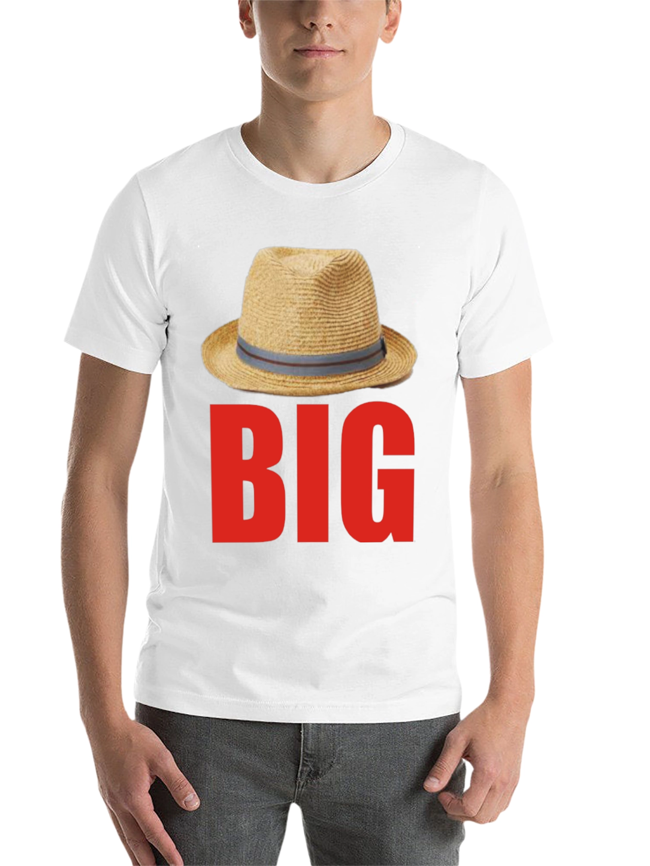 Black Big Hat Graphic T-Shirt - Bold Statement Tee view 14
