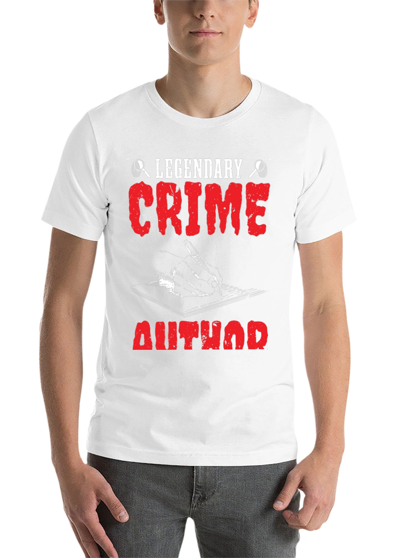 Legendary Crime Author T-Shirt - Detective Novelist Tee - 14