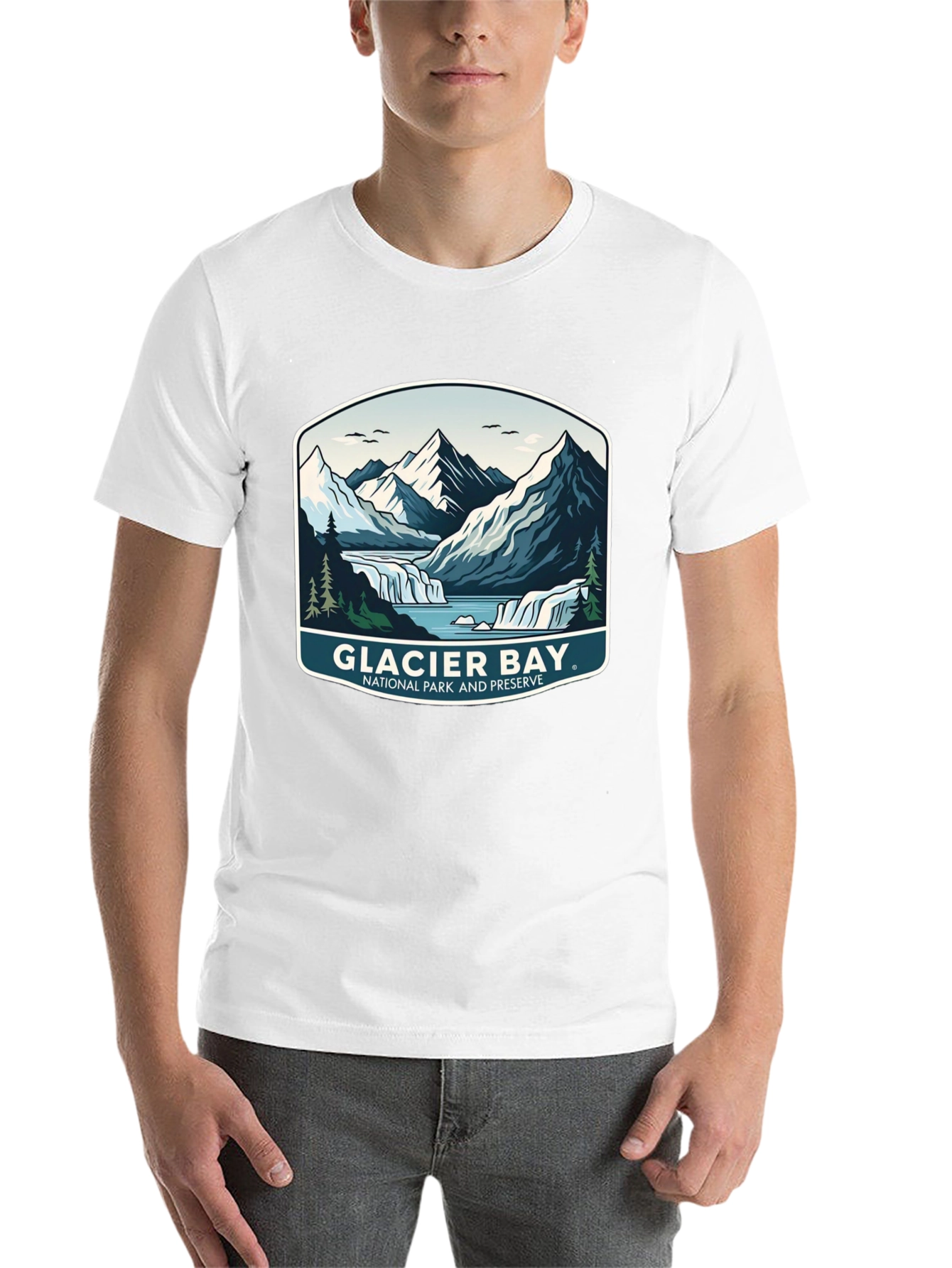 Black Glacier Bay National Park T-Shirt view 14