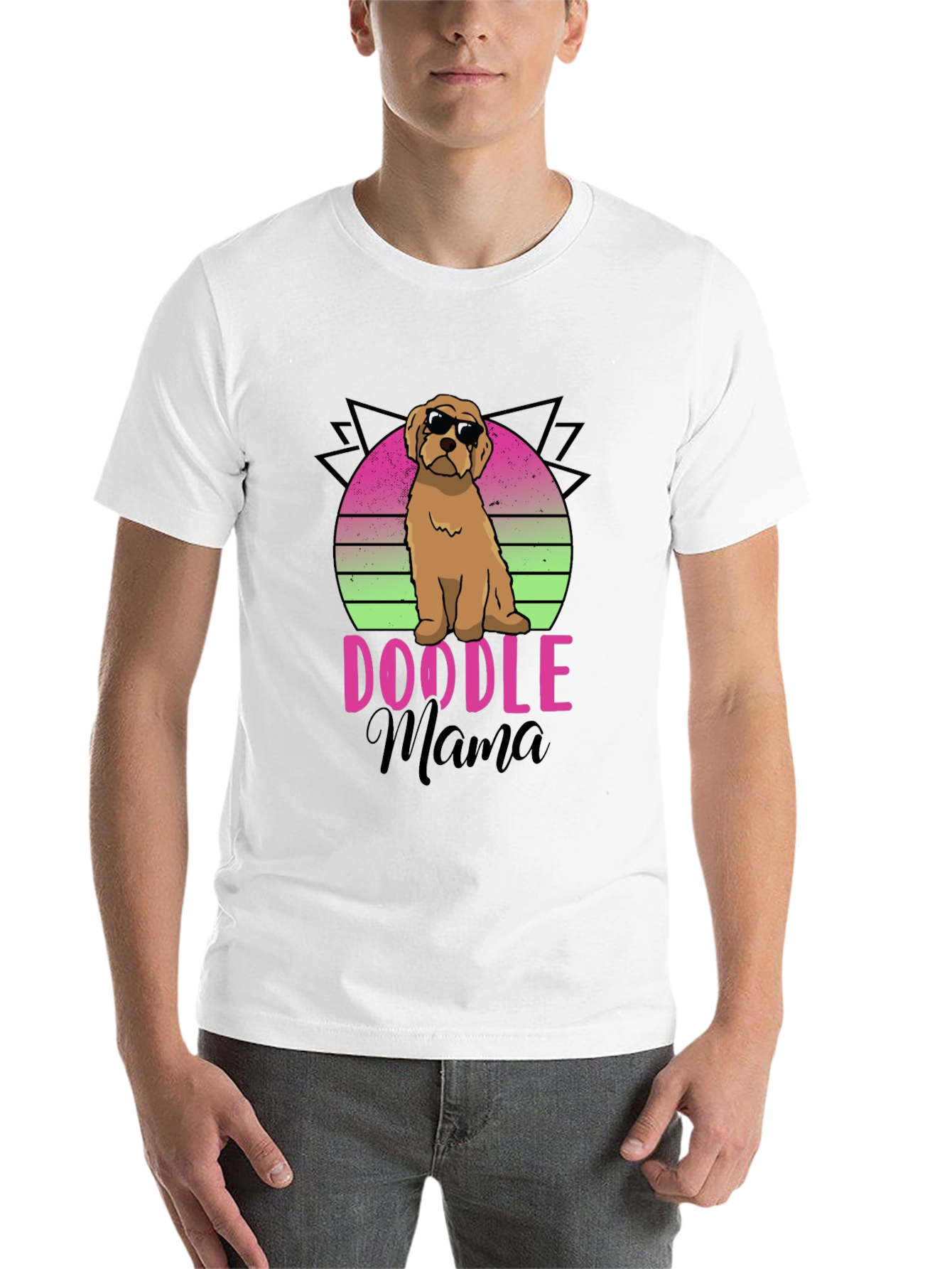 Black Doodle Mama T-Shirt - Cute Dog Lover Tee view 14