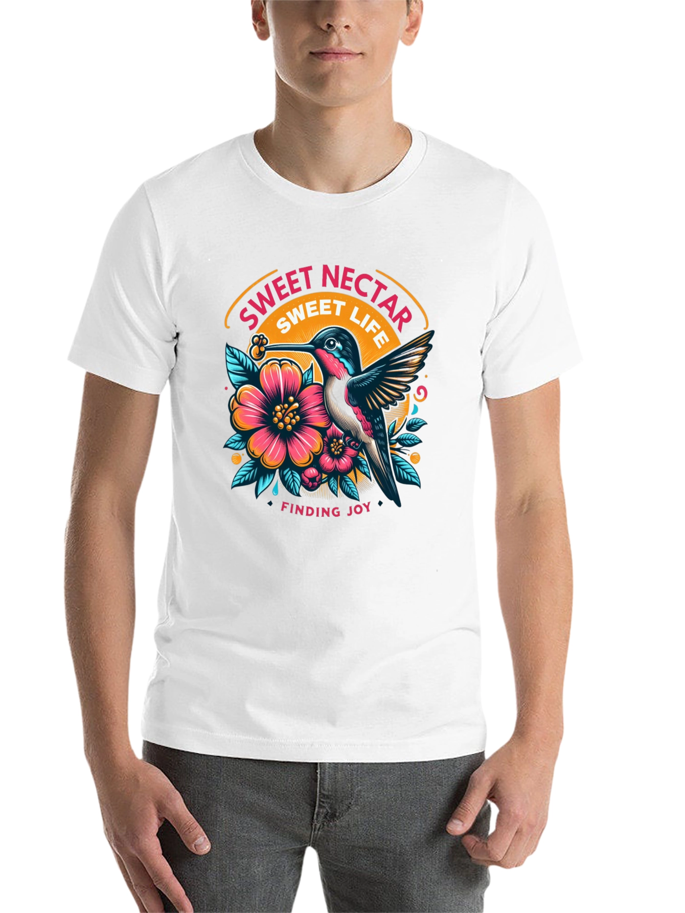 Black Sweet Nectar Life Graphic Tee - Finding Joy view 14