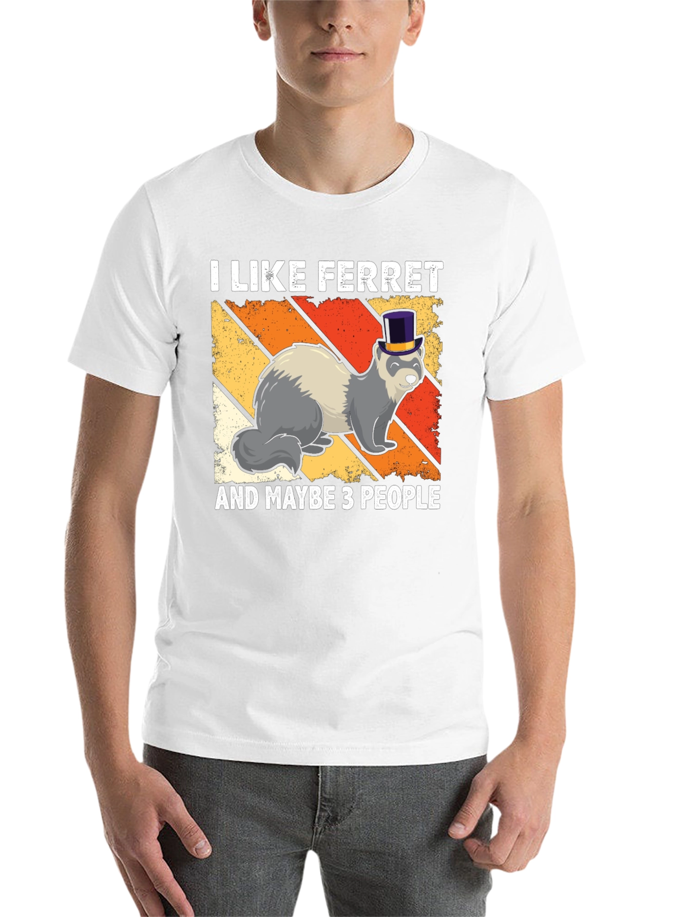 Black I Like Ferrets T-Shirt Funny Pet Lover Tee view 14
