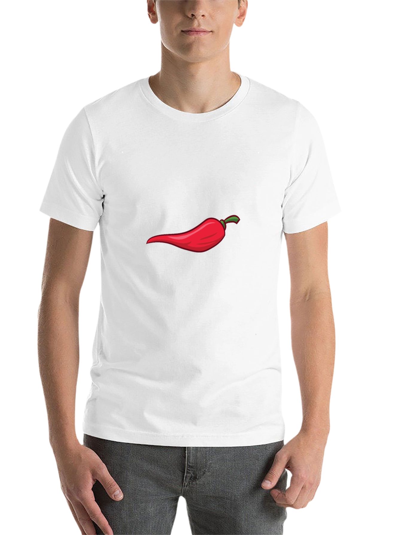 Black Red Hot Chili Pepper Graphic Tee - Spicy Style view 14