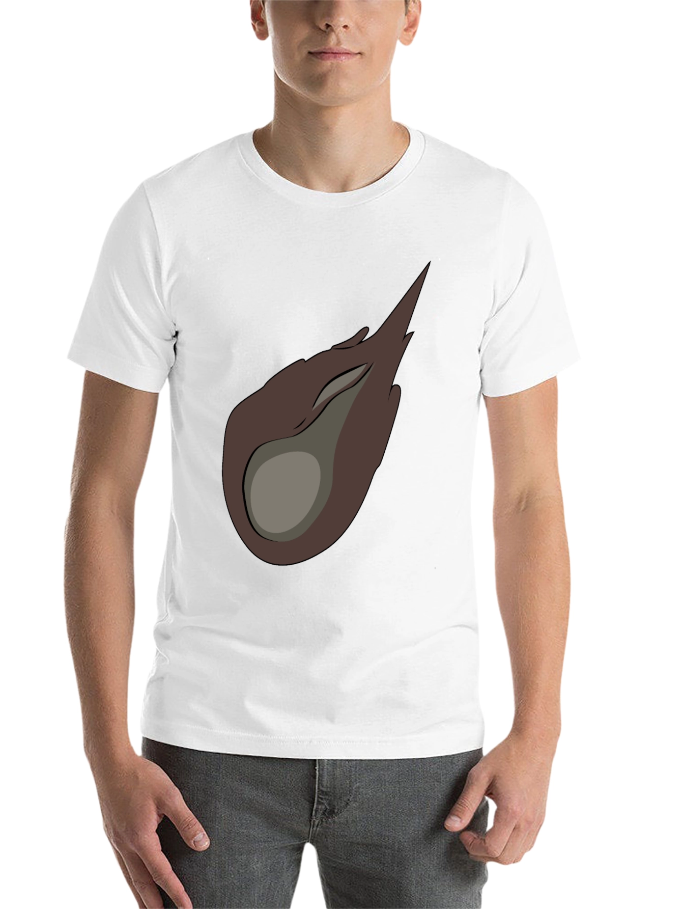 Black Meteor Graphic Tee - Black Cotton Casual T-Shirt view 14