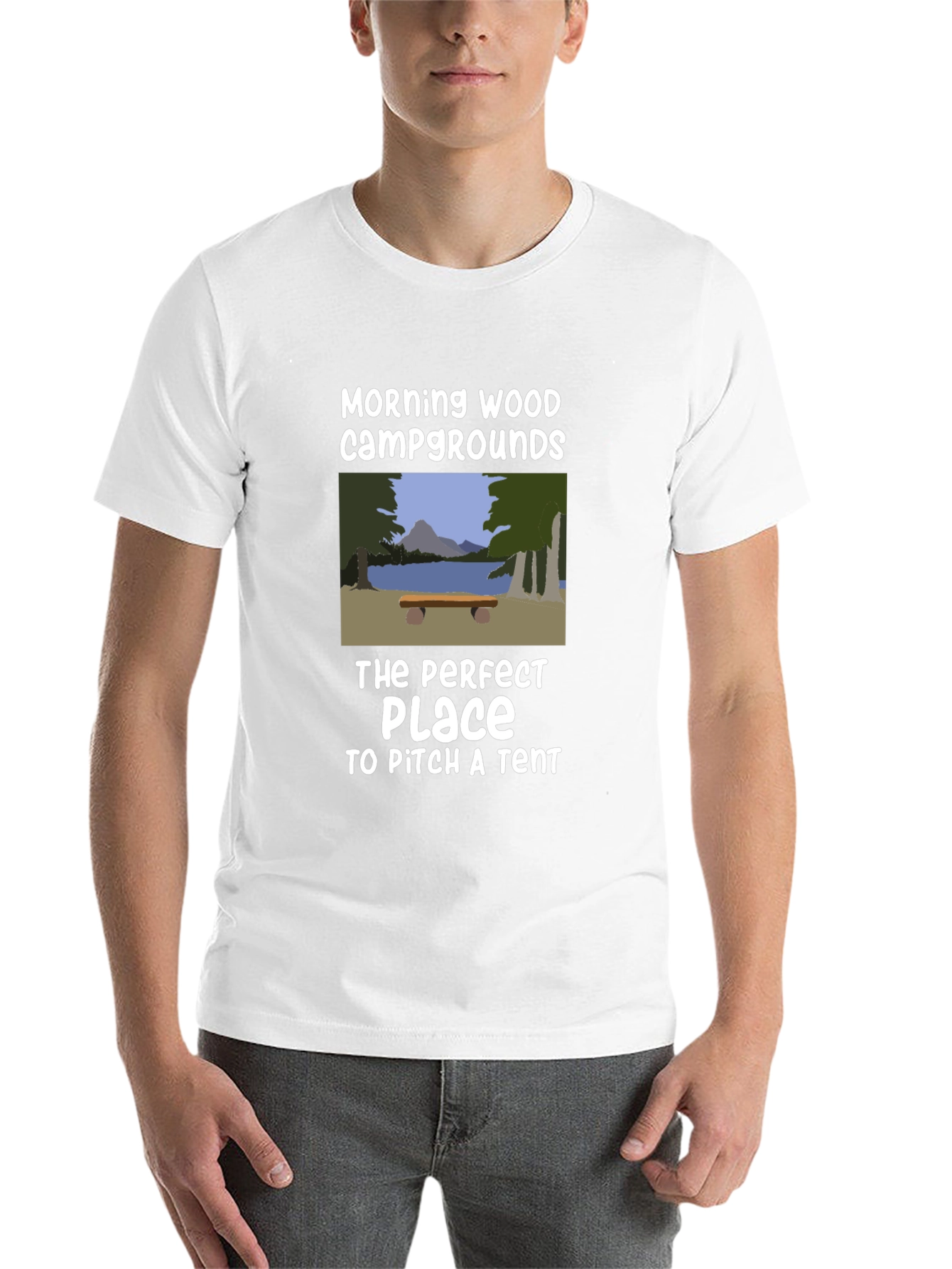 Black Morning Wood Campgrounds T-Shirt view 14