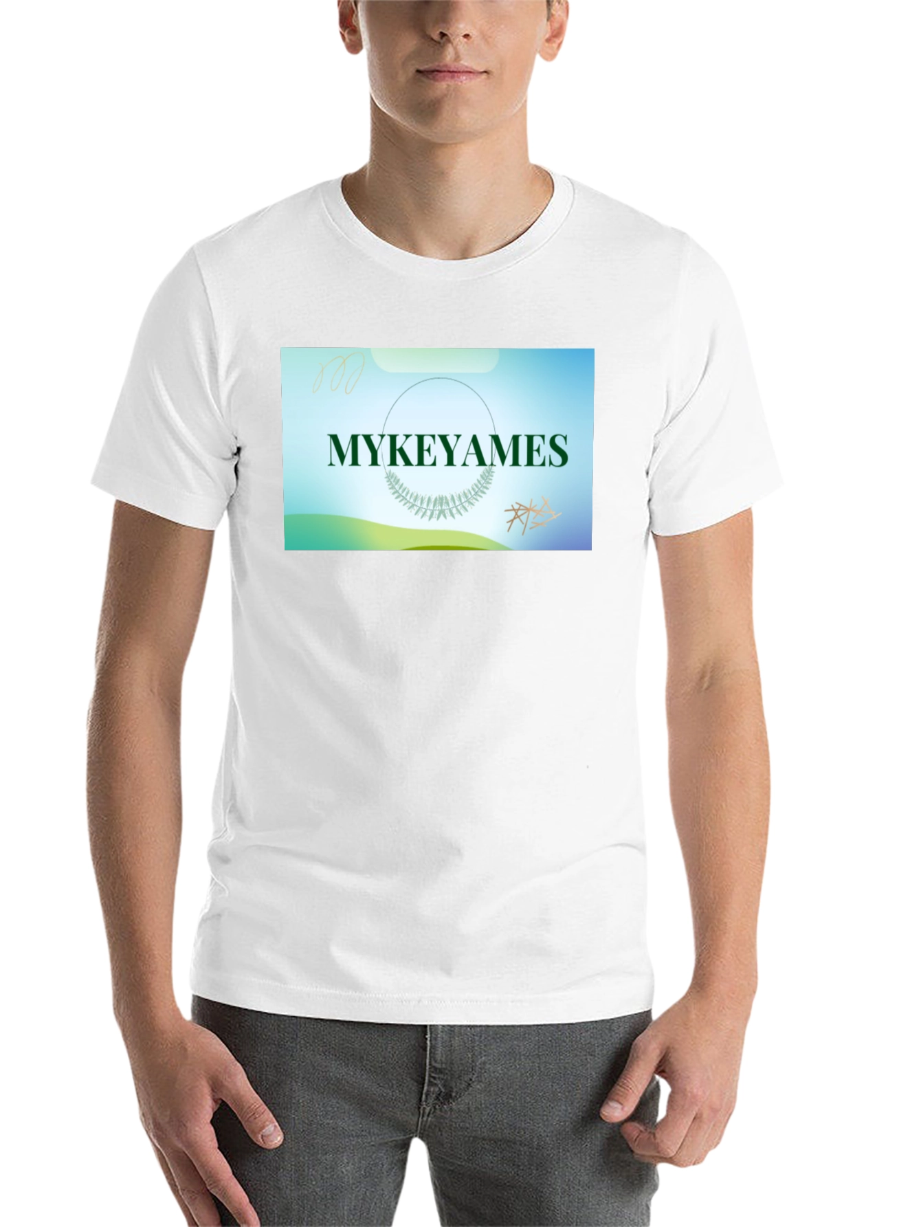 Black Mykeyames Graphic Tee - Trendy Casual Wear view 14