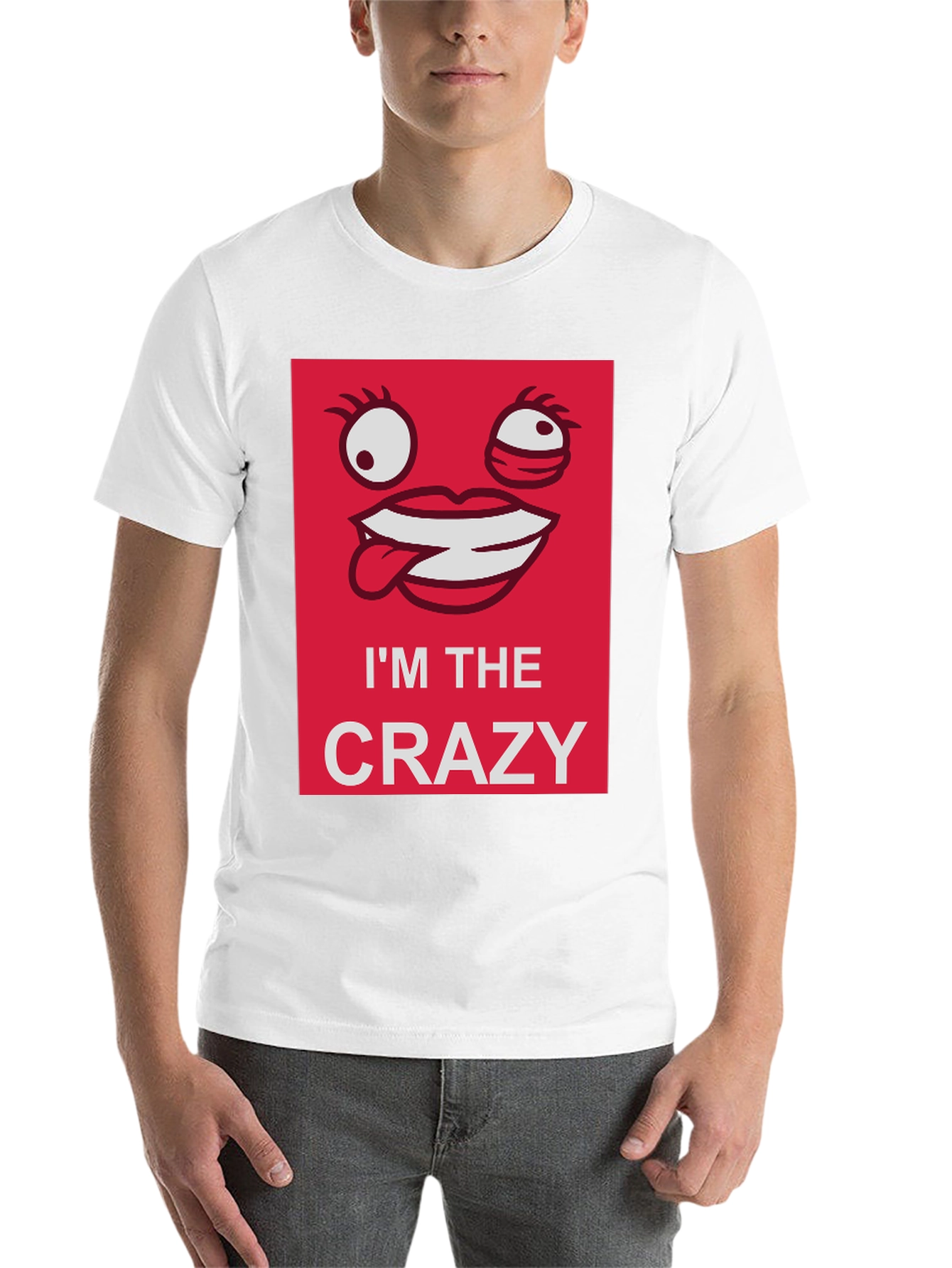 Black I'm The Crazy Graphic T-Shirt - Black view 14