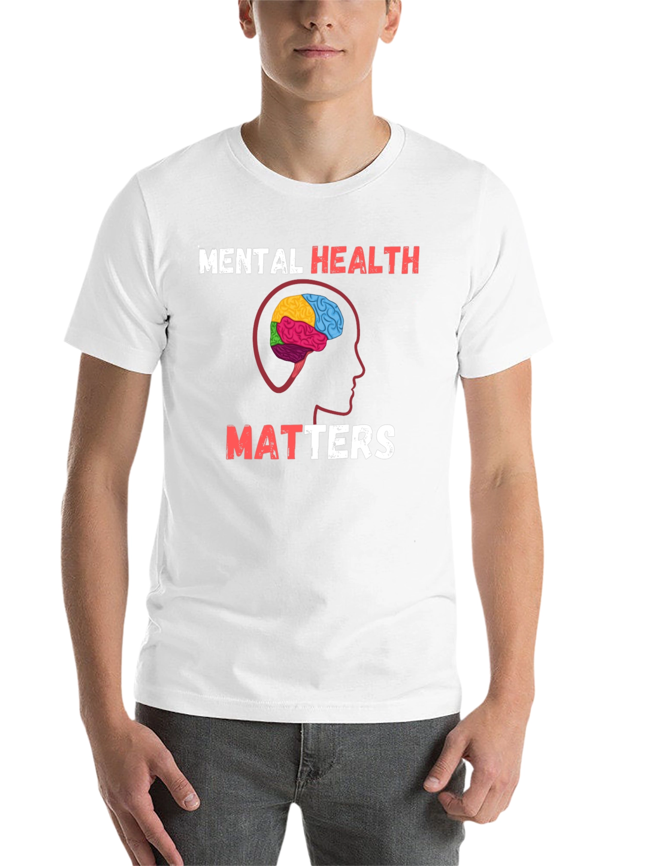Black Mental Health Matters Graphic Tee - Unisex view 14