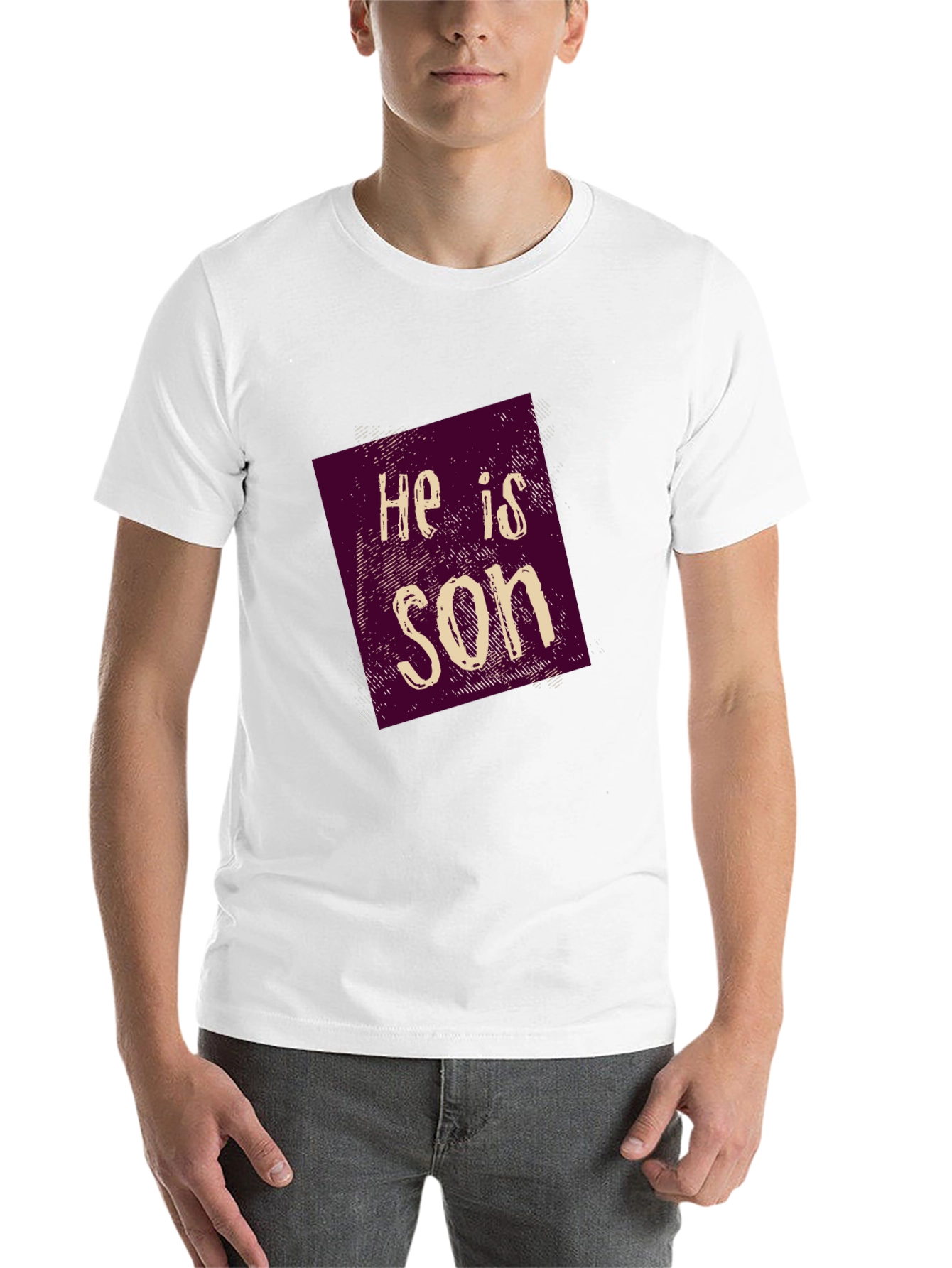 Black He is Son Graphic Tee - Casual Style view 14