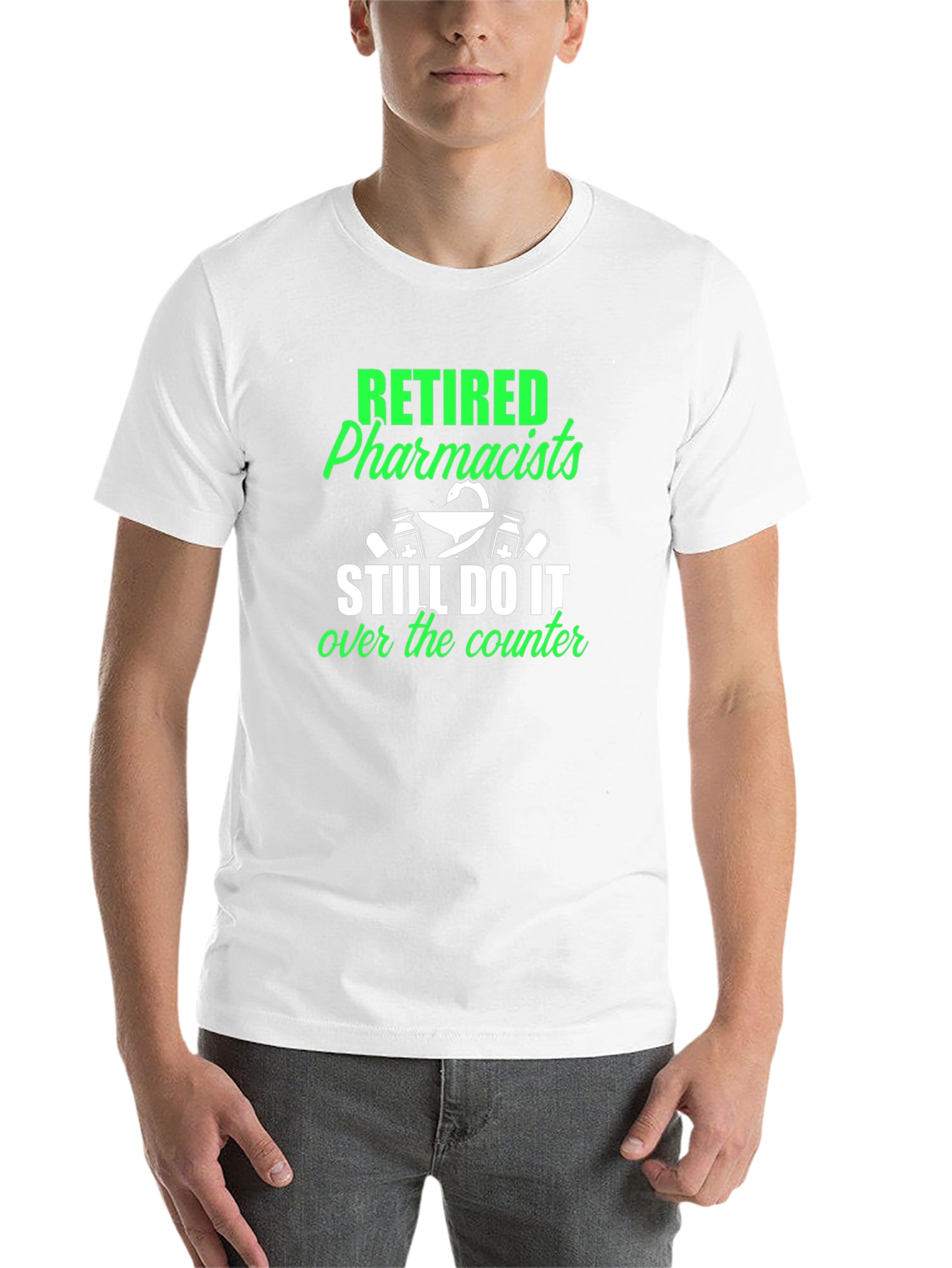 Black Retired Pharmacists T-Shirt - Novelty Gift Idea view 14
