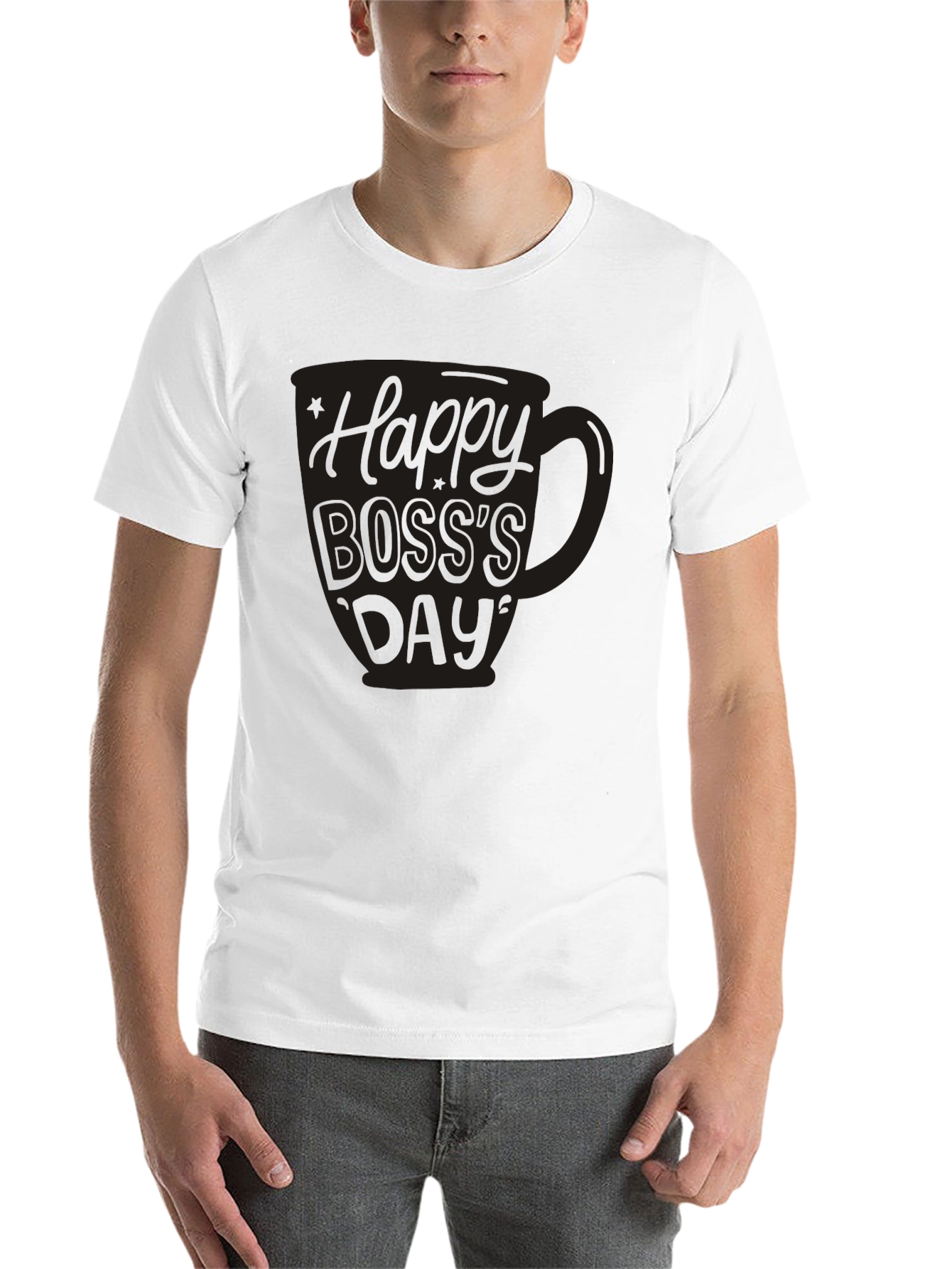 Black Happy Boss's Day Graphic Tee view 14