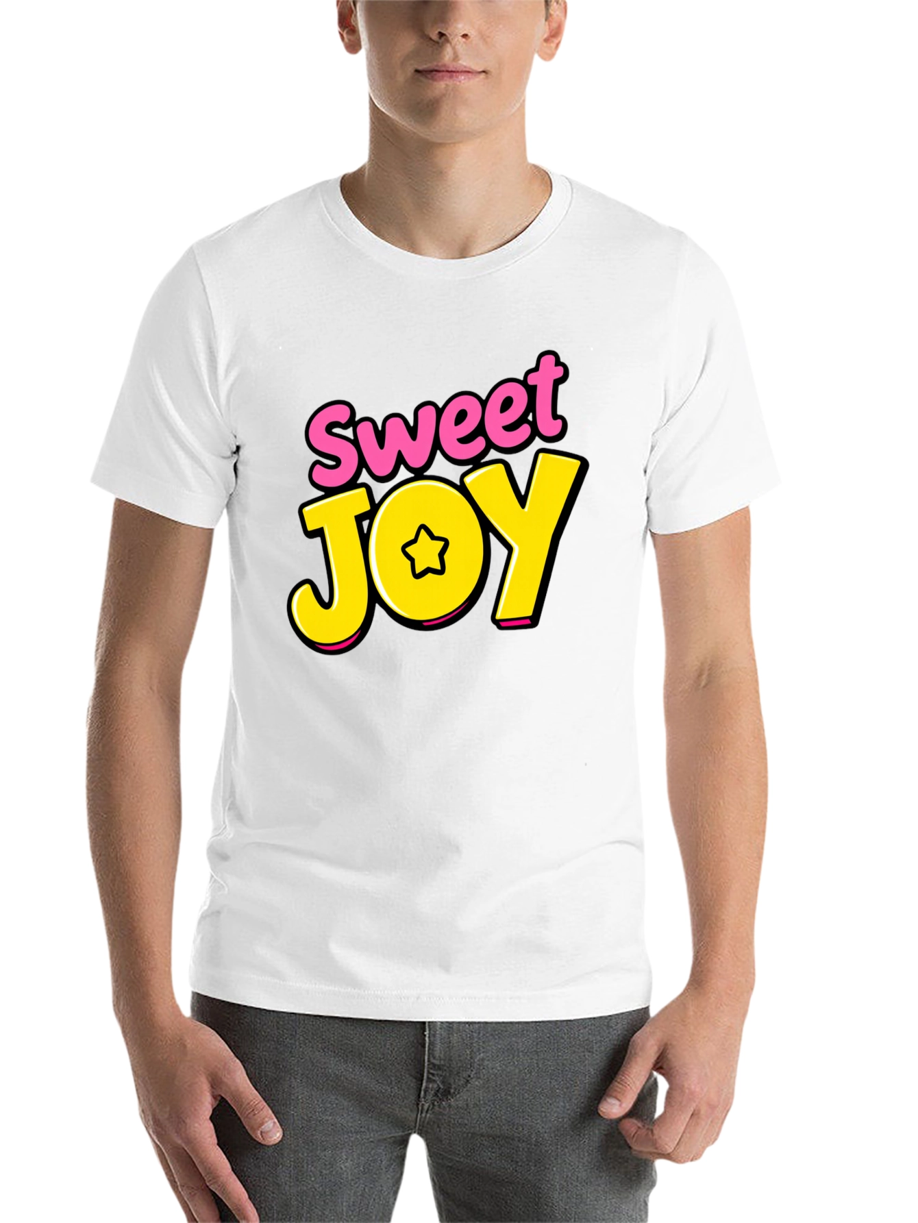 Black Sweet Joy Black Graphic Tee view 14