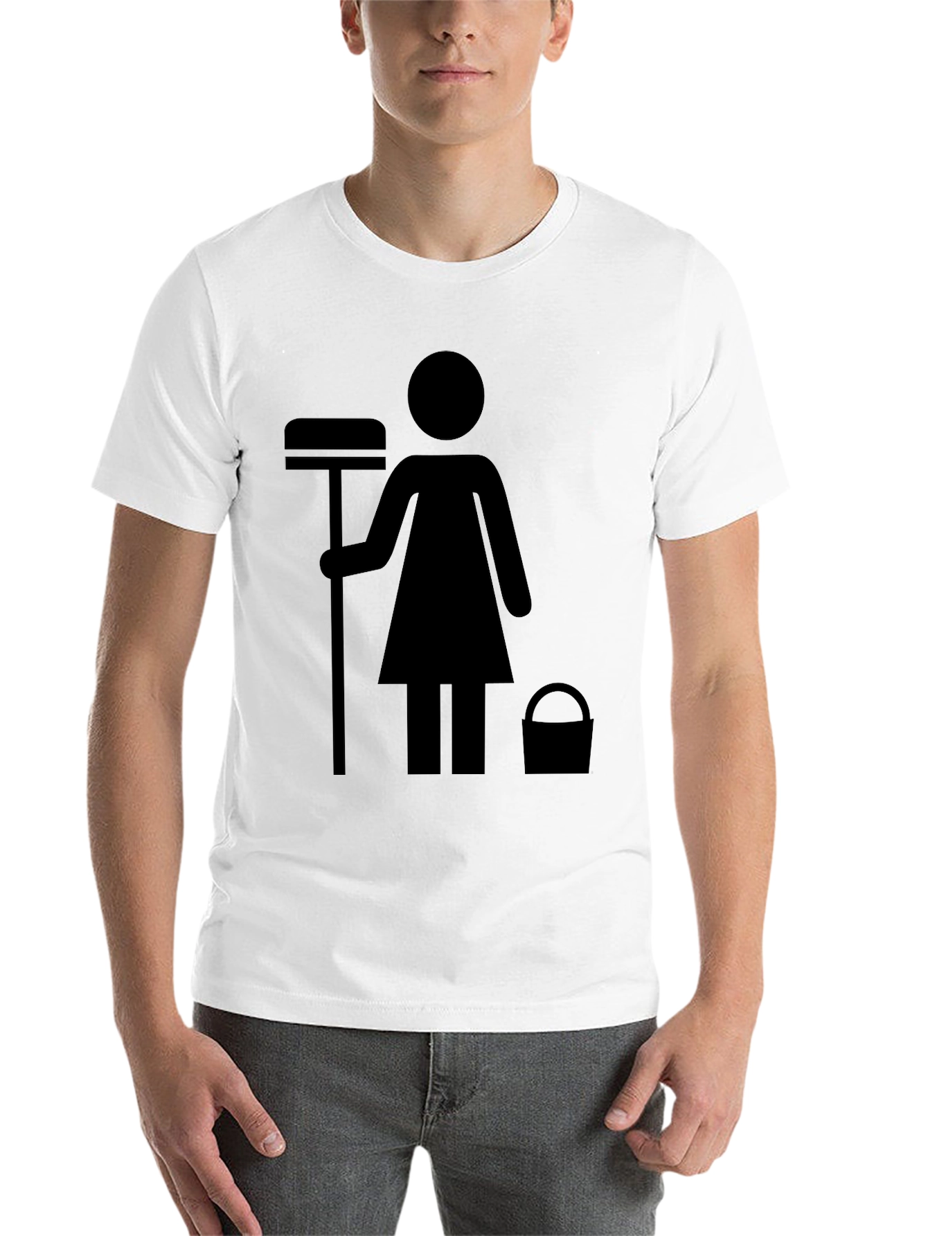 Black Maid Service T-Shirt - Funny House Cleaning Shirt view 14