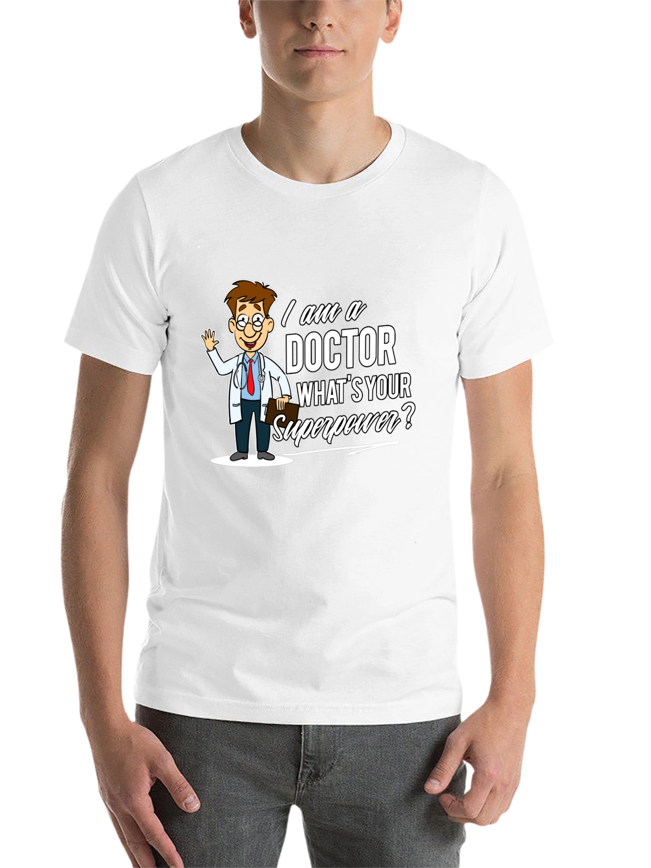 Black Doctor Superpower T-Shirt view 14