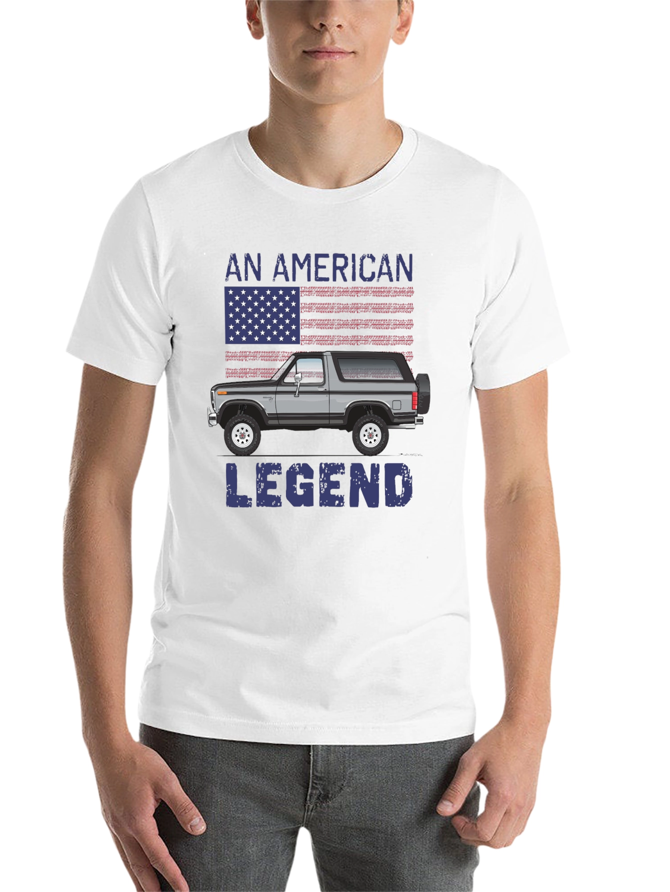 Black American Legend Truck T-Shirt view 14