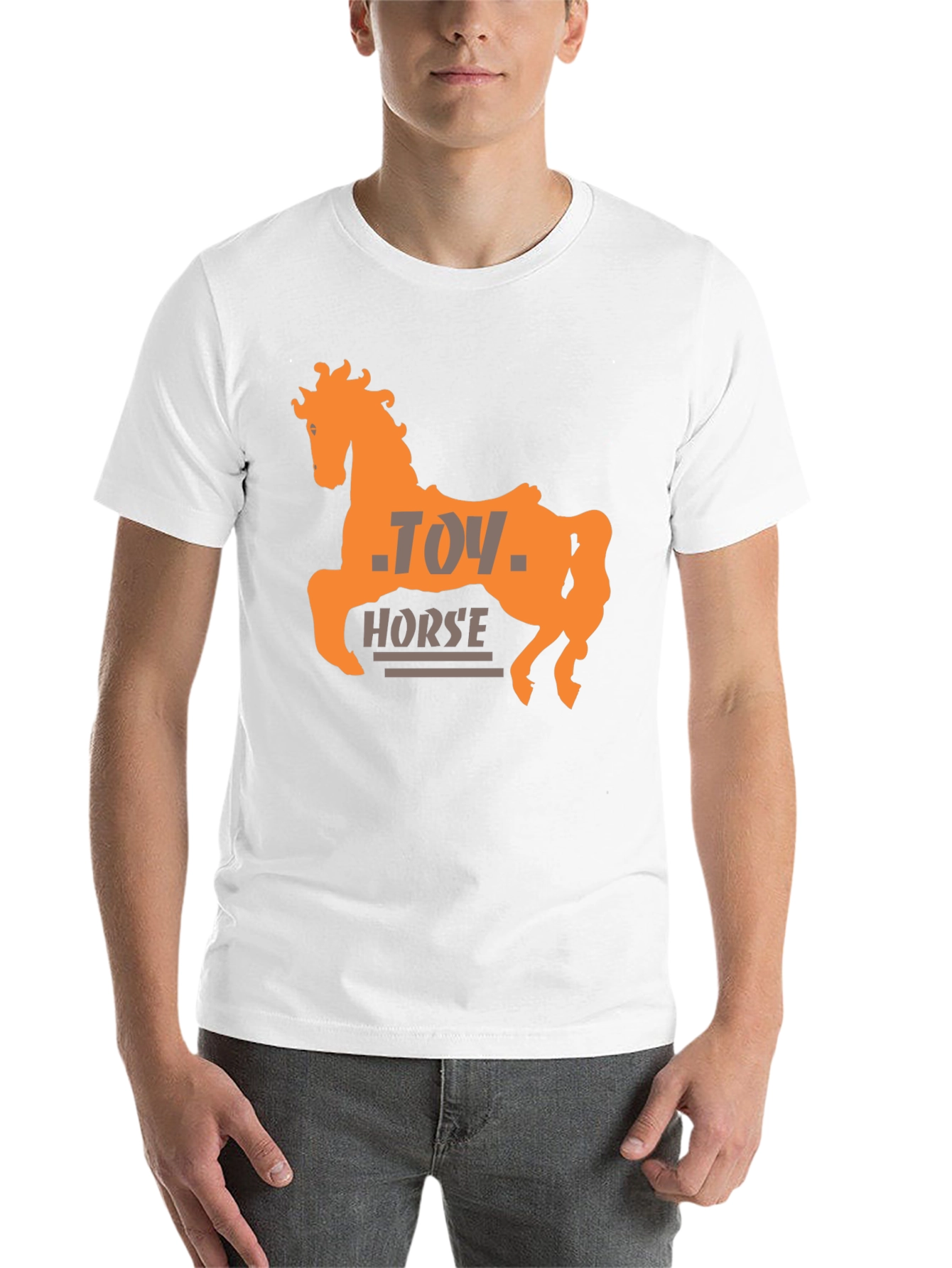 Black Toy Horse Graphic Tee - Stylish Unisex T-Shirt view 14