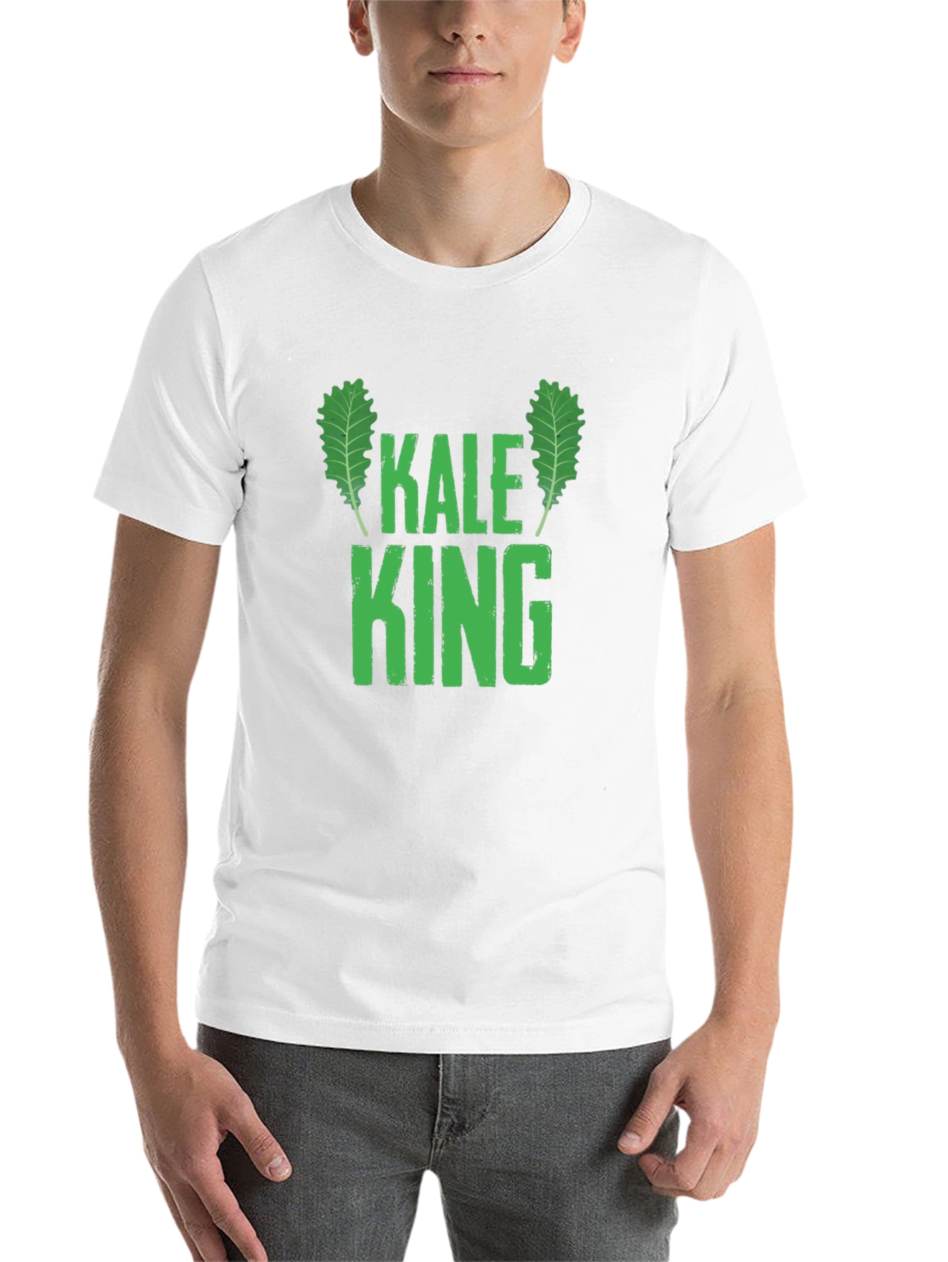Black Kale King Black T-Shirt - Healthy Eater Tee view 14