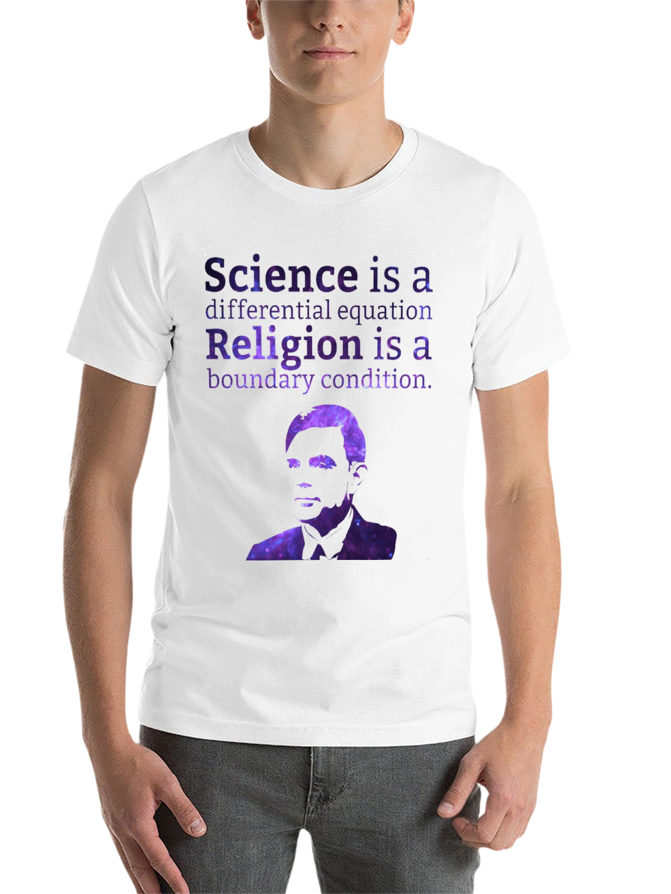 Black Science/Religion Equation T-Shirt view 14