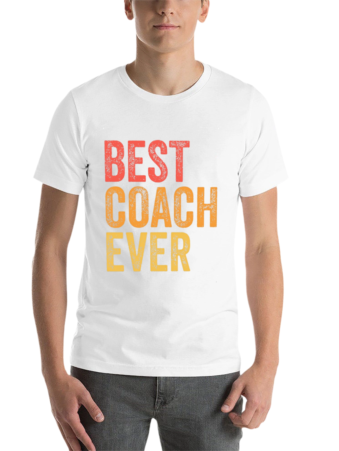 Black Best Coach Ever T-Shirt - Gift for Coaches view 14