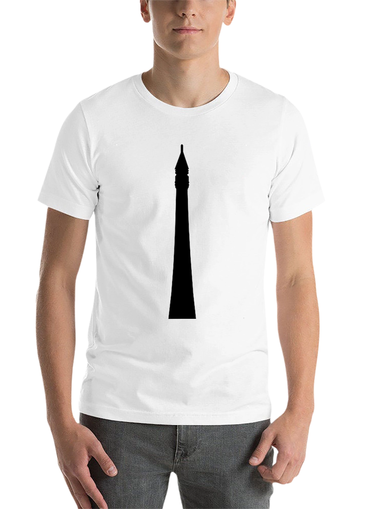 Black Black Tower Graphic Tee view 14