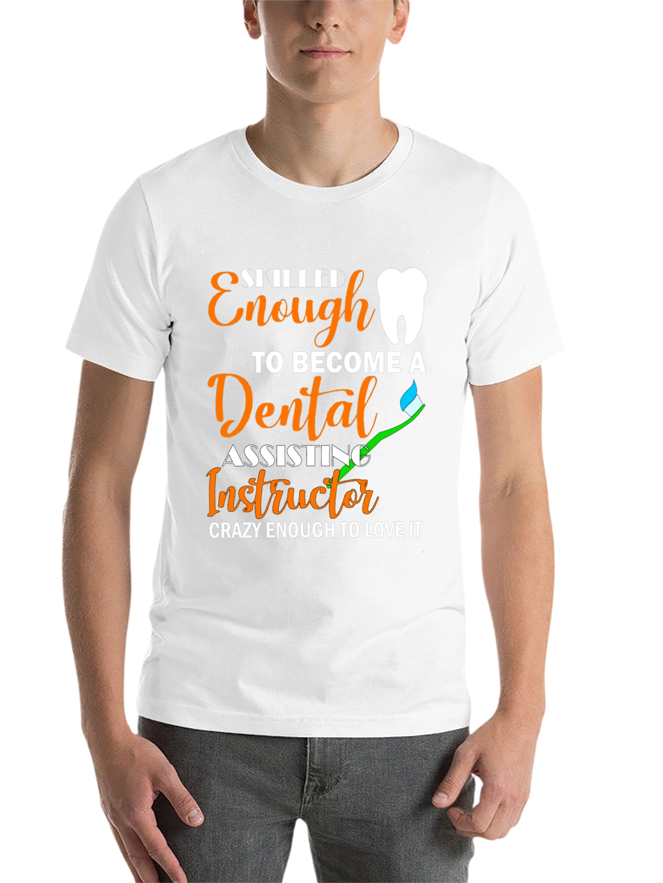 Black Dental Assisting Instructor Graphic Tee view 14