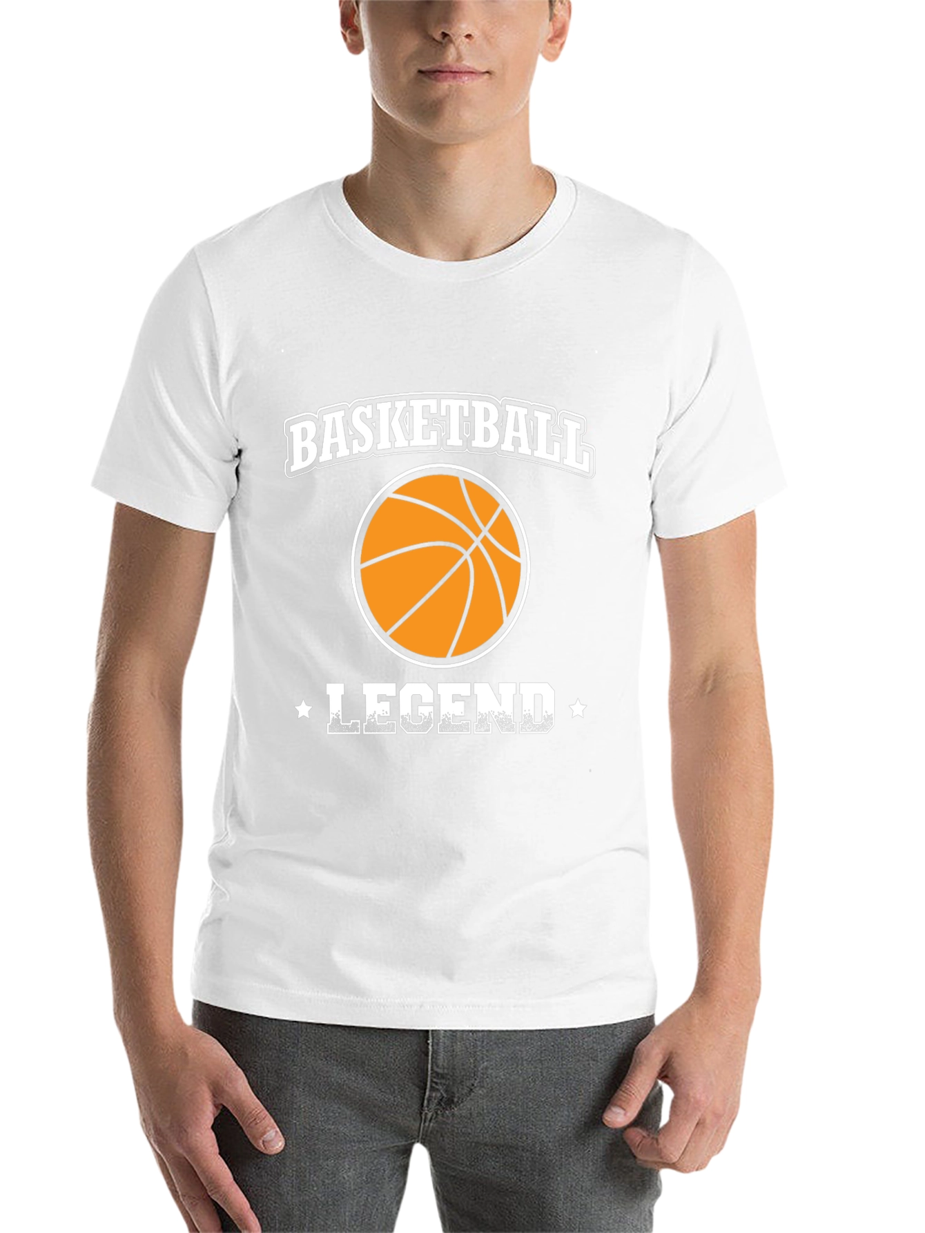 Black Basketball Legend Black T-Shirt view 14