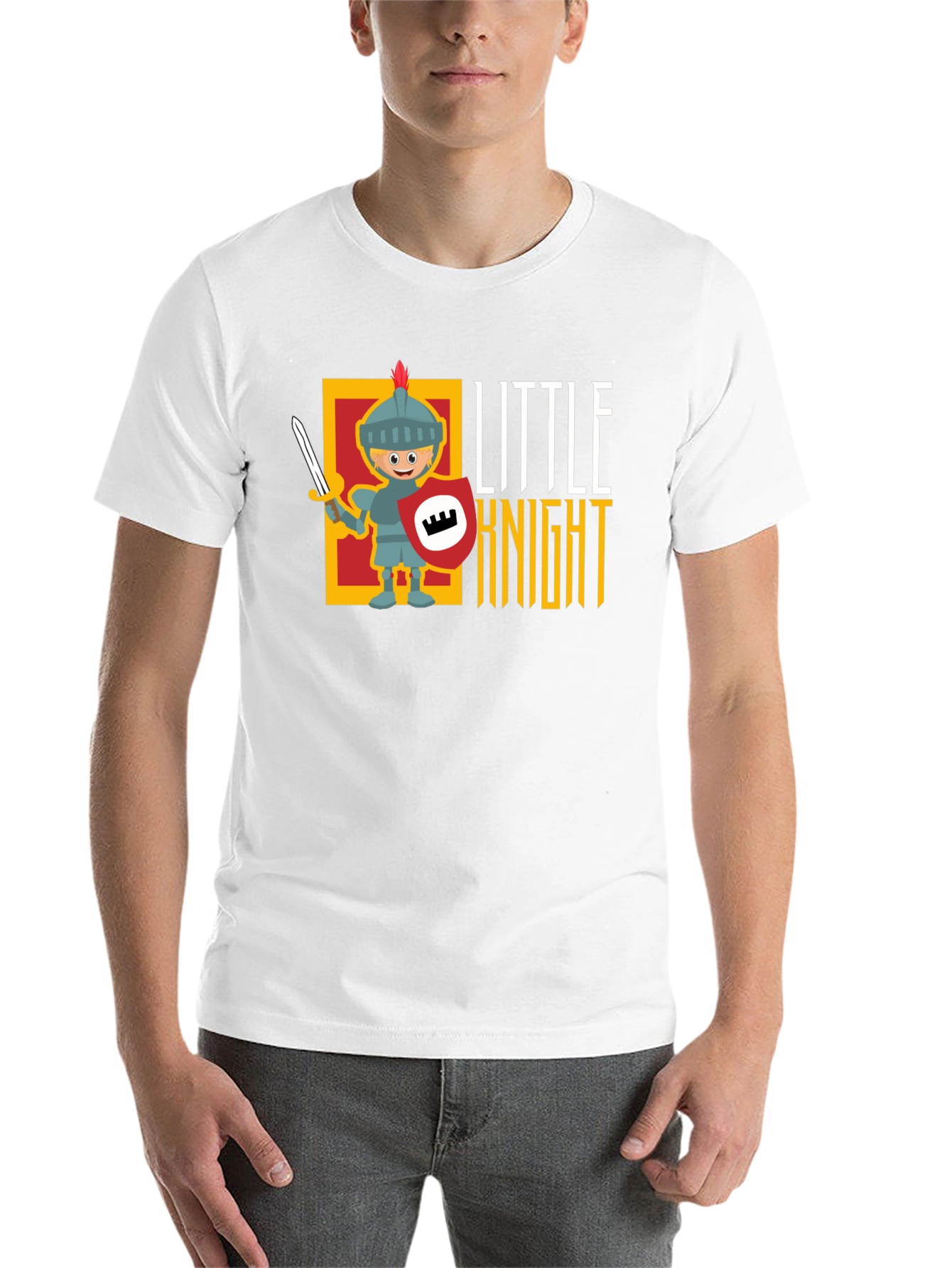 Black Little Knight Black T-Shirt view 14