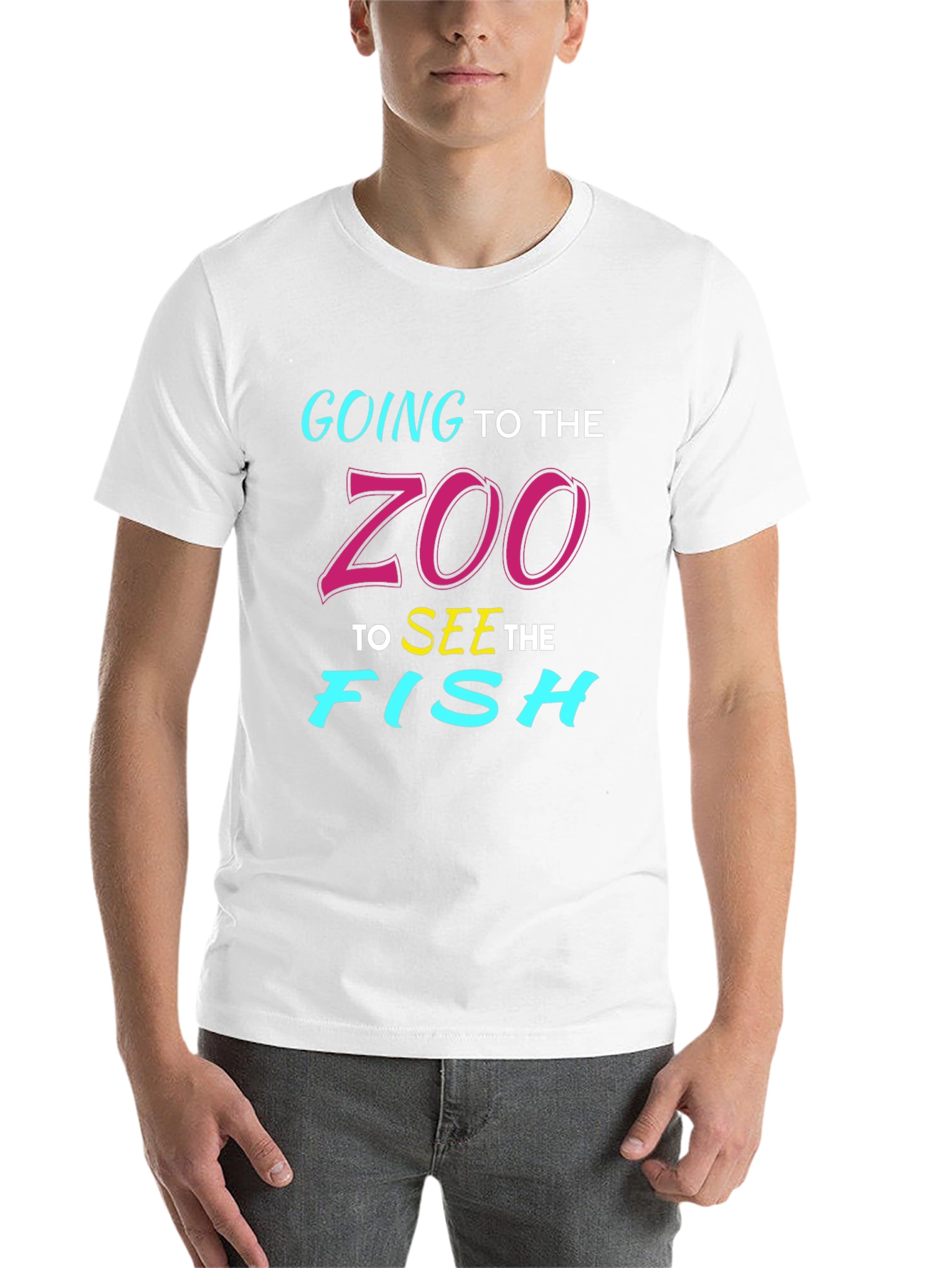 Black Zoo Trip T-Shirt: Going to See the Fish! view 14