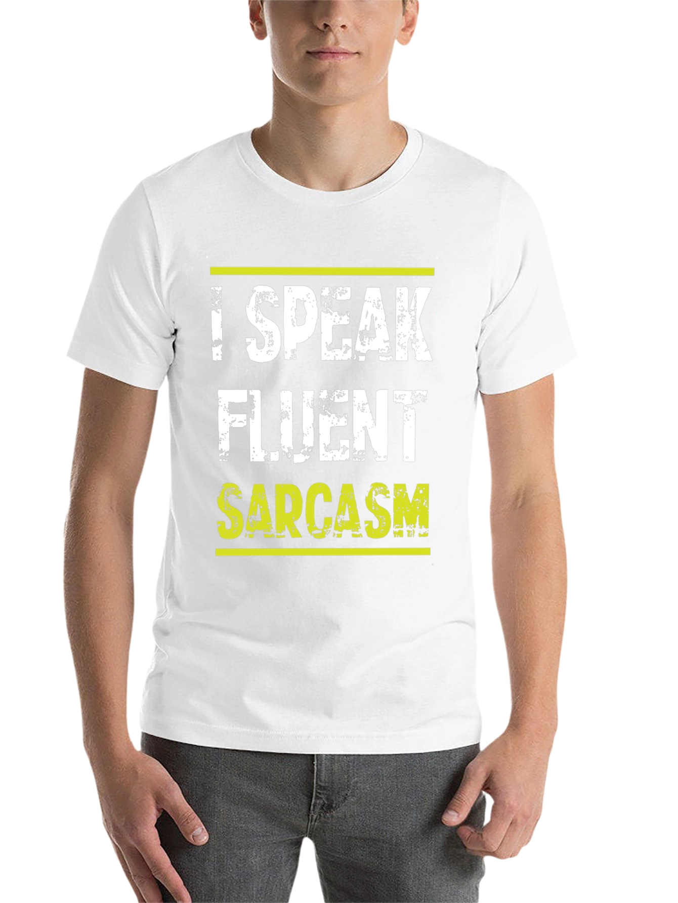 Black Sarcasm T-Shirt - Fluent Sarcasm view 14