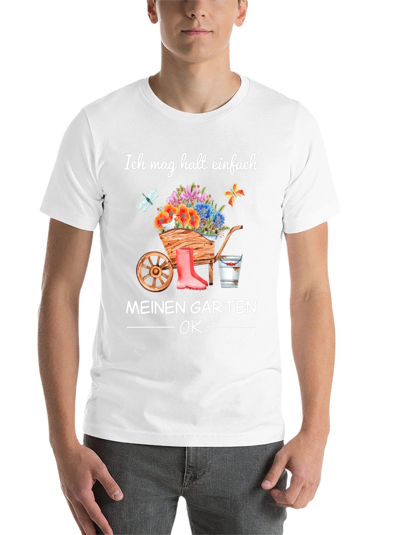 Black Ich Mag Halst Einfach Garten T-Shirt view 14