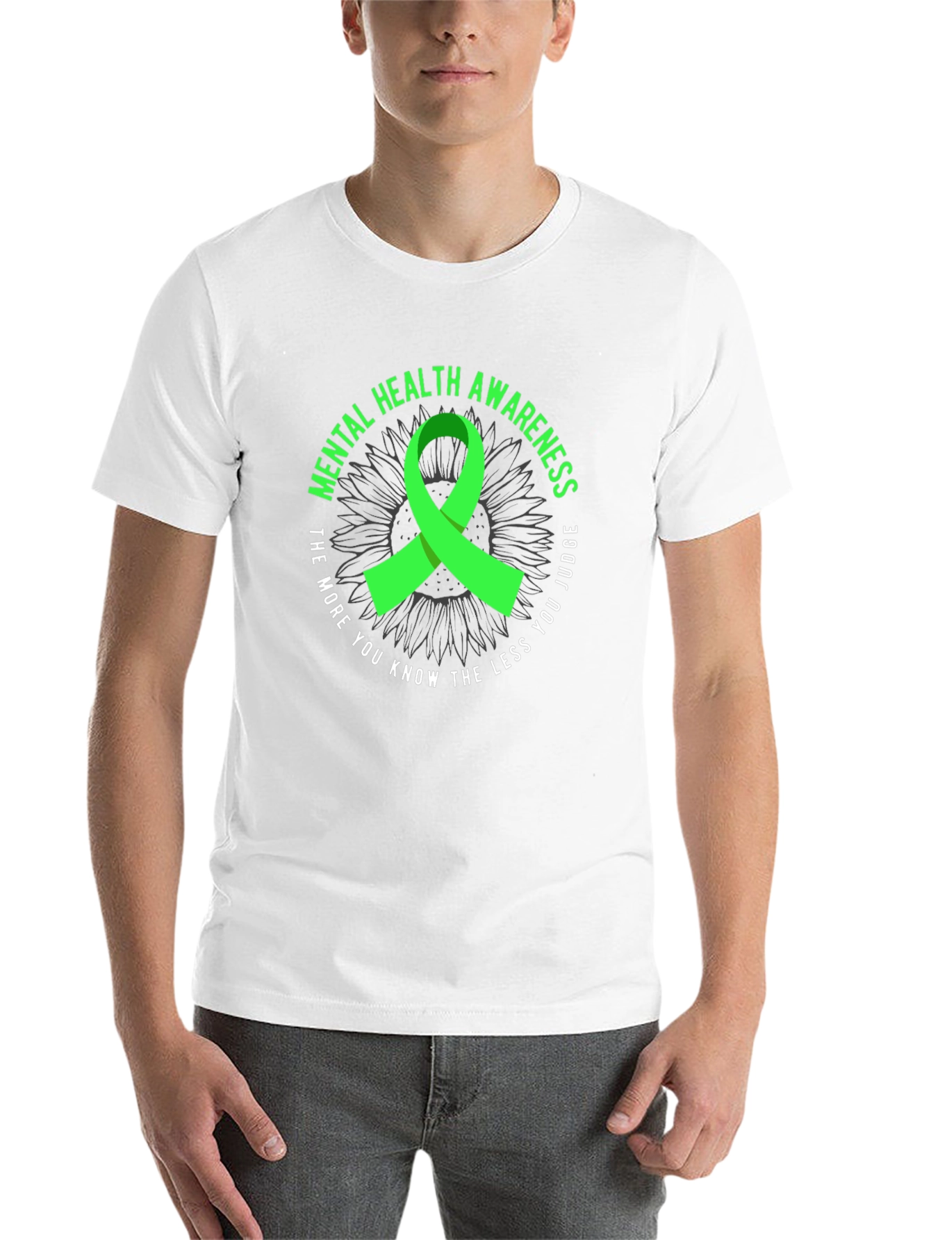 Black Mental Health Awareness T-Shirt view 14