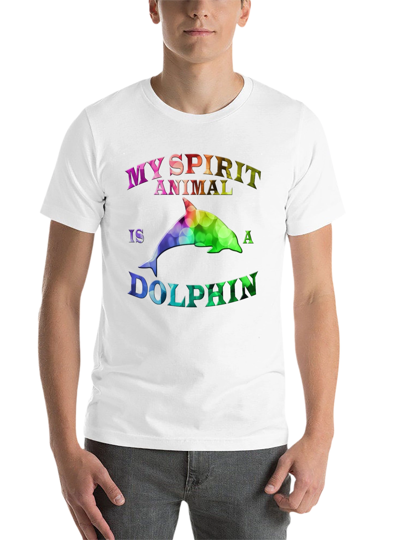 My Spirit Animal is a Dolphin T-Shirt - 14