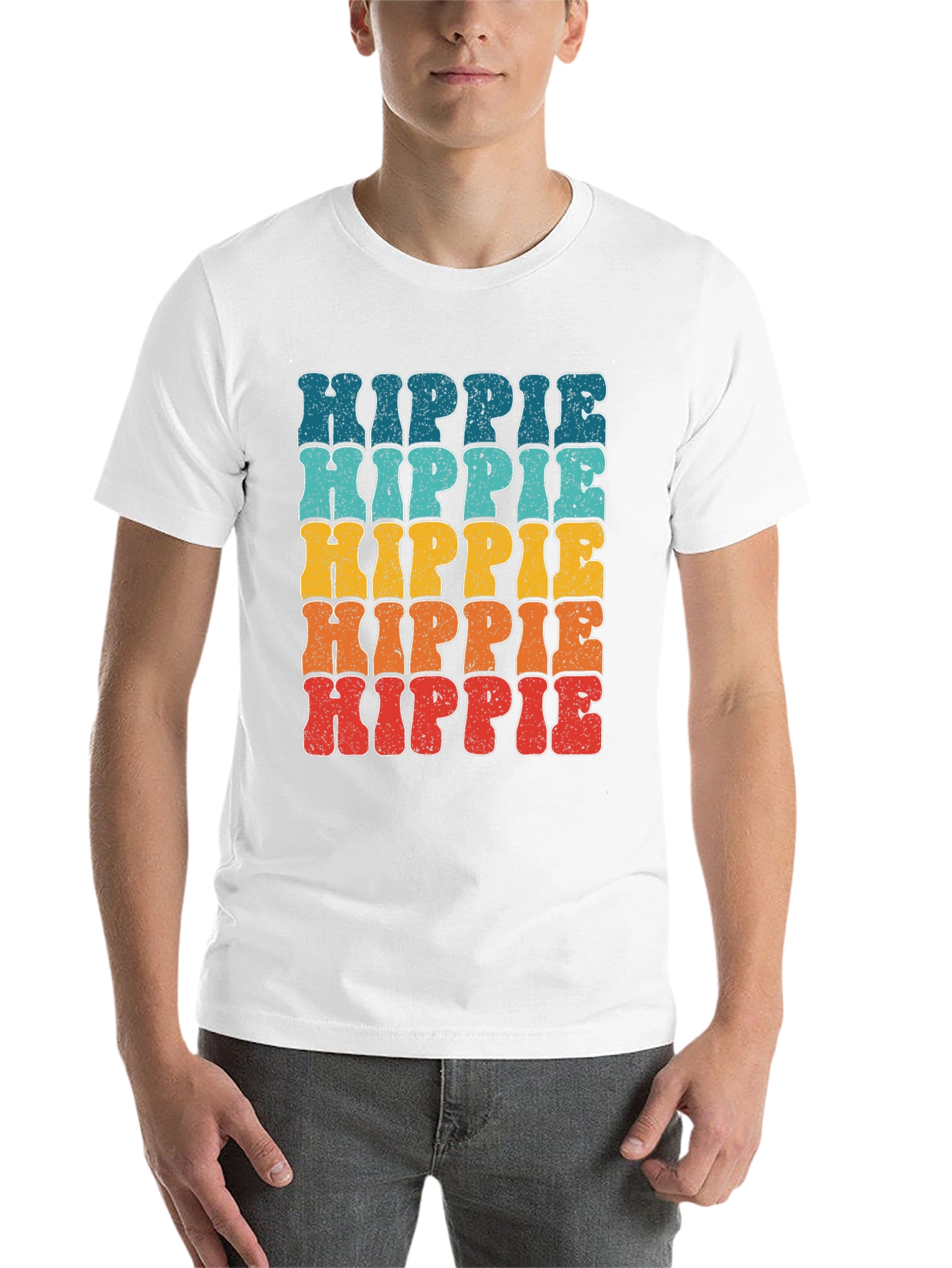 Retro Hippie T-Shirt - Vintage Style Graphic Tee - 14