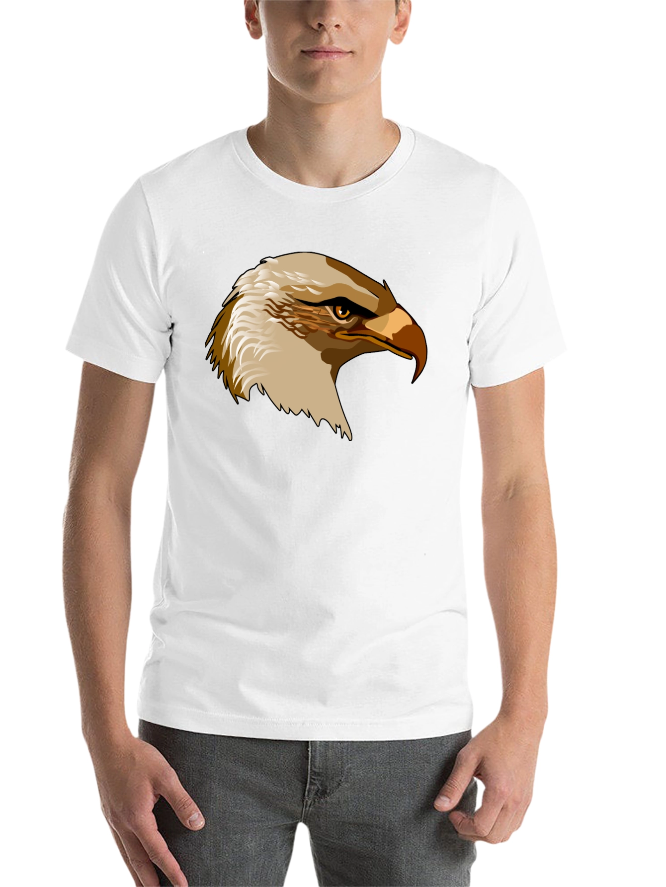 Black Eagle Graphic Black T-Shirt view 14